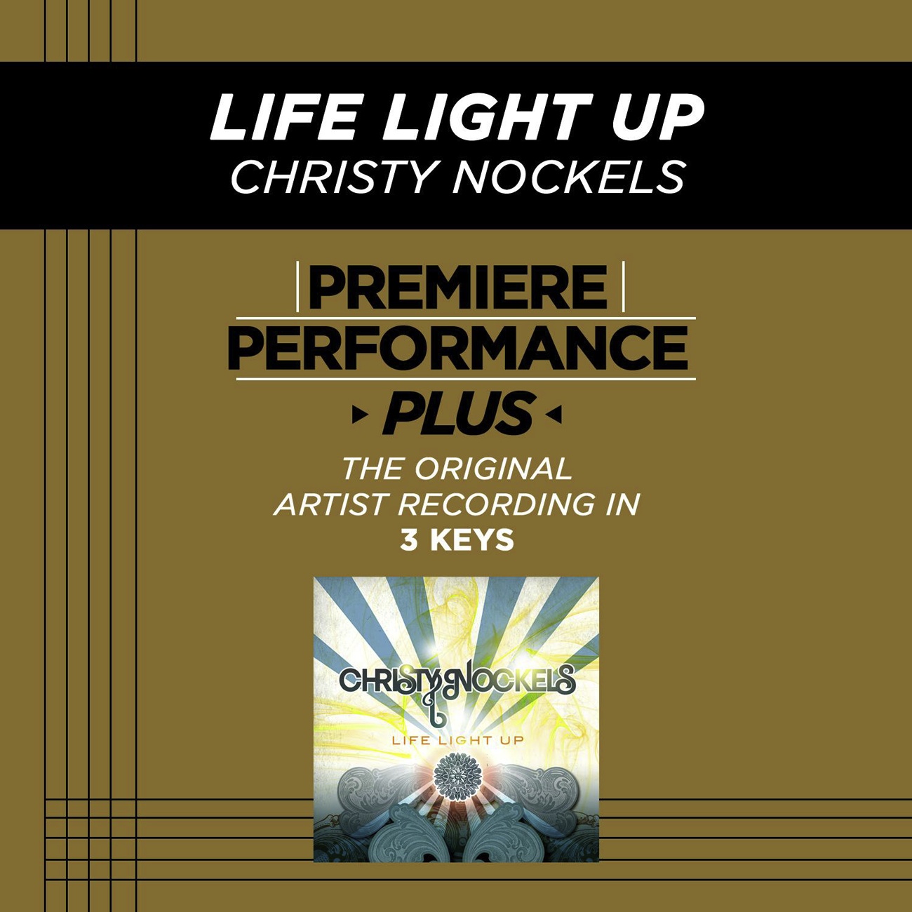 Life Light Up (Performance Track In Key Of D With Background Vocals)