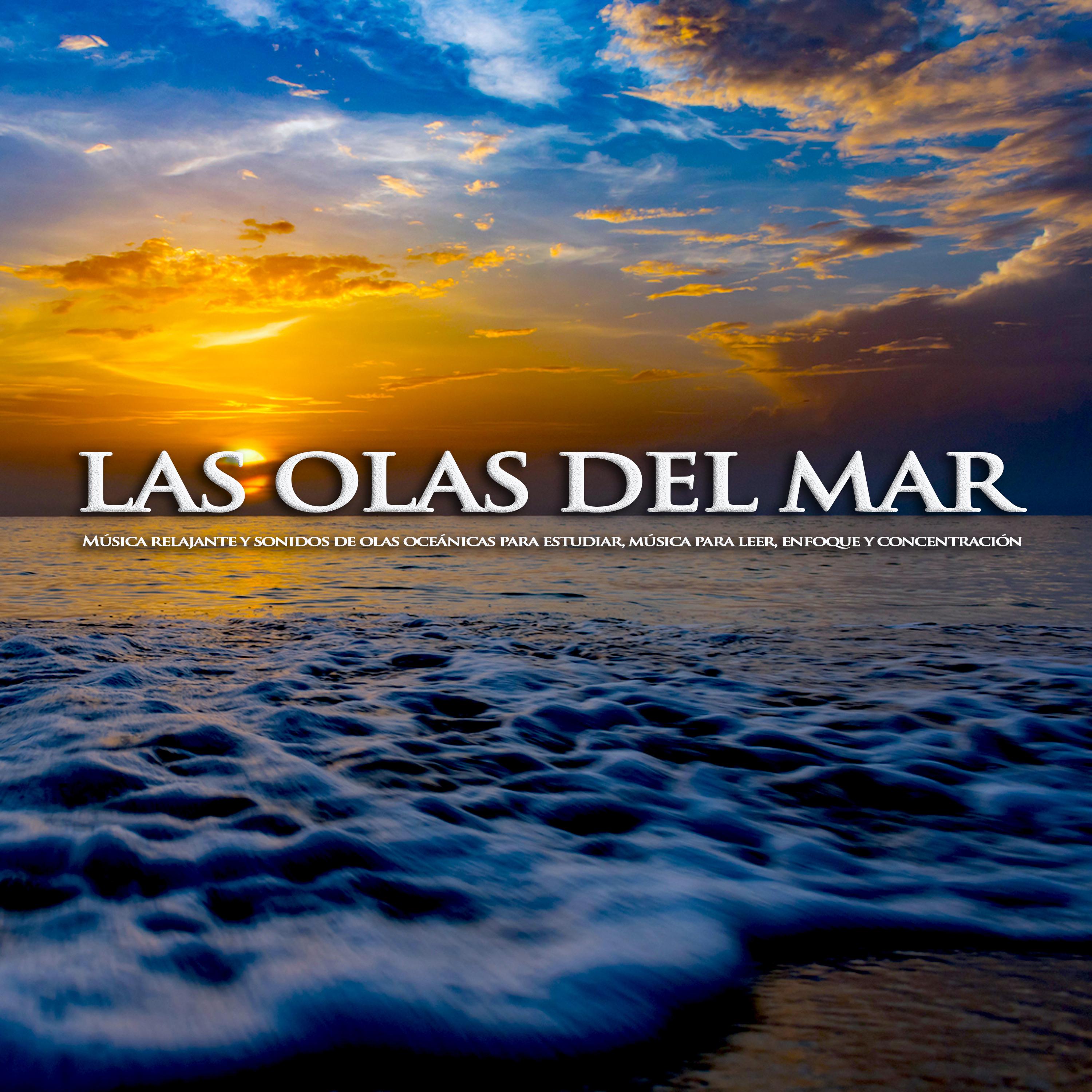 Las olas del mar: Música relajante y sonidos de olas oceánicas para estudiar, música para leer, enfoque y concentración