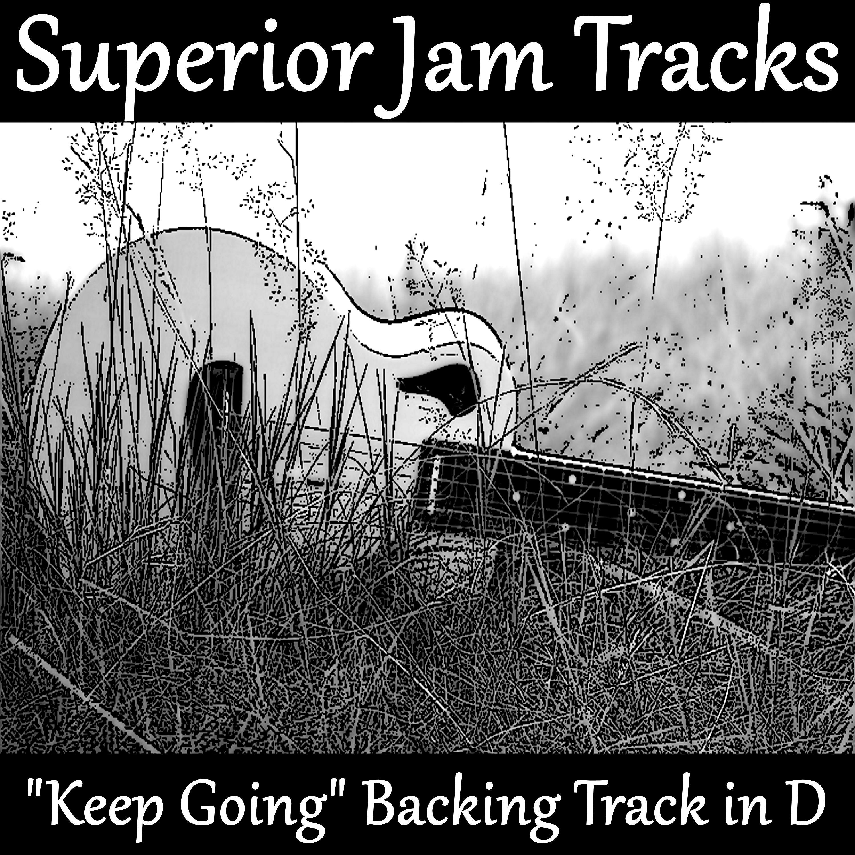 Keep Going Guitar Backing Track in D Acoustic Ballad