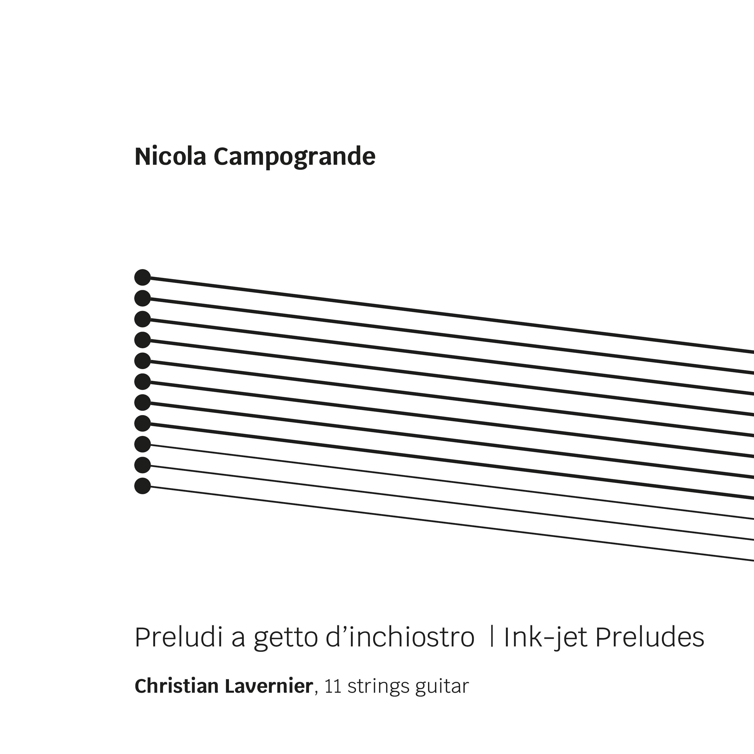 Nicola Campogrande: Ink-Jet Preludes