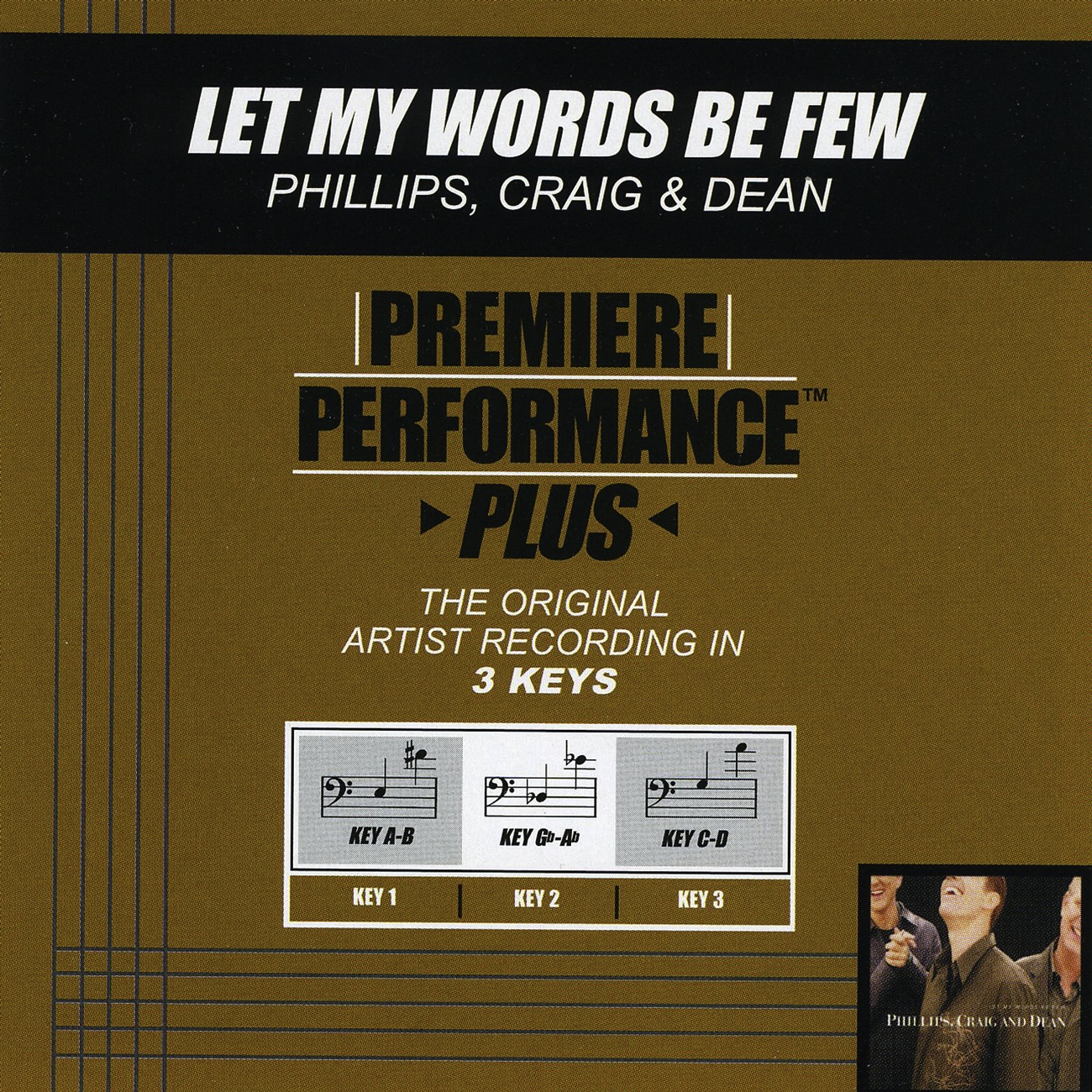 Let My Words Be Few (Performance Track In Key Of C-D)