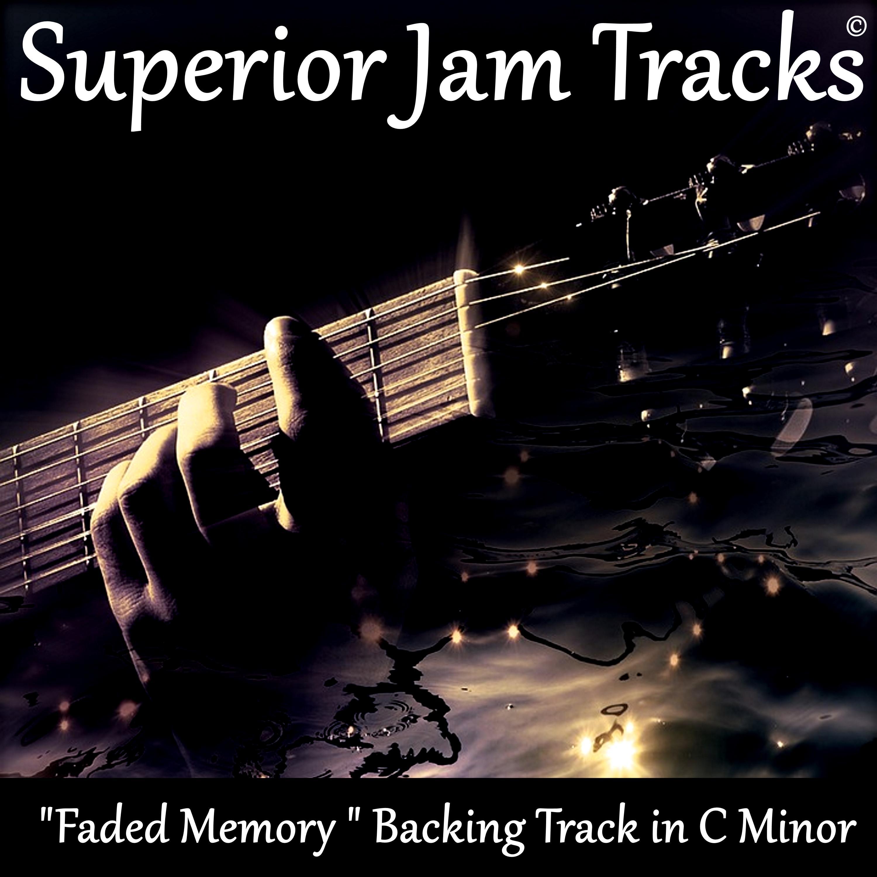 Faded Memory Guitar Backing Track in C Minor