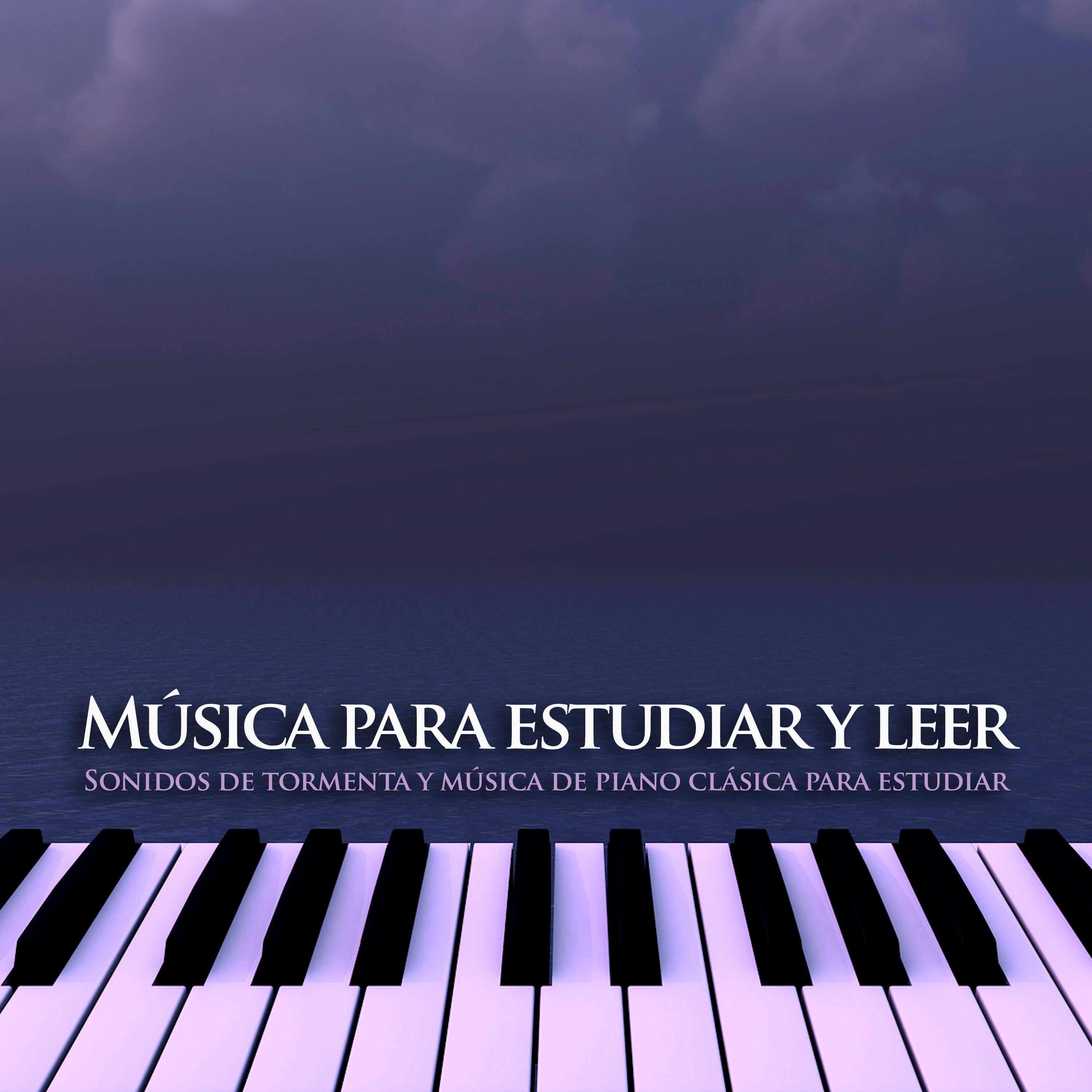 Allegro Piano Sonata - Mozart - Sonidos de tormenta para dormir - Música relajante para dormir - Piano clasico