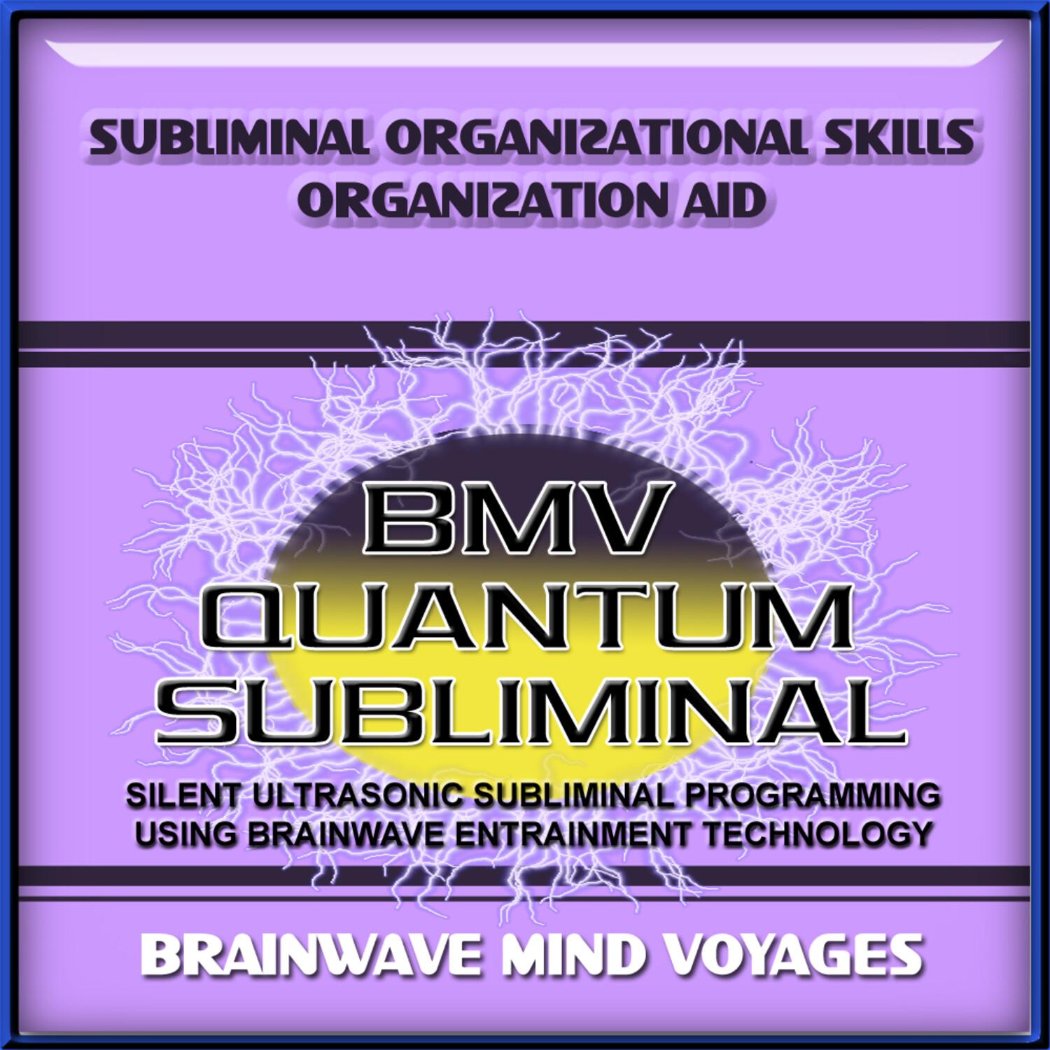 Subliminal Organizational Skills Organization Aid