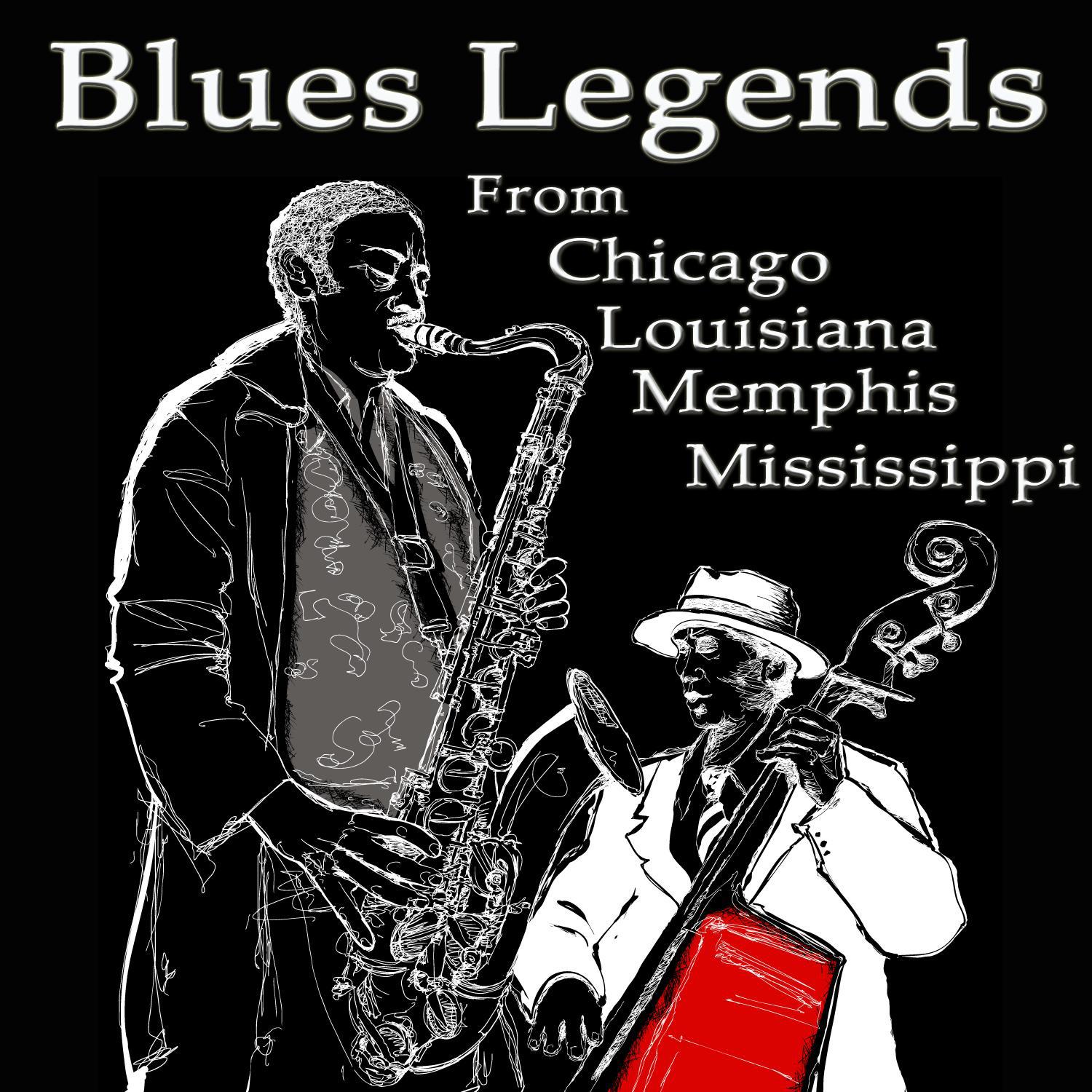 Blues Legends from Chicago, Louisiana, Memphis, And Mississippi