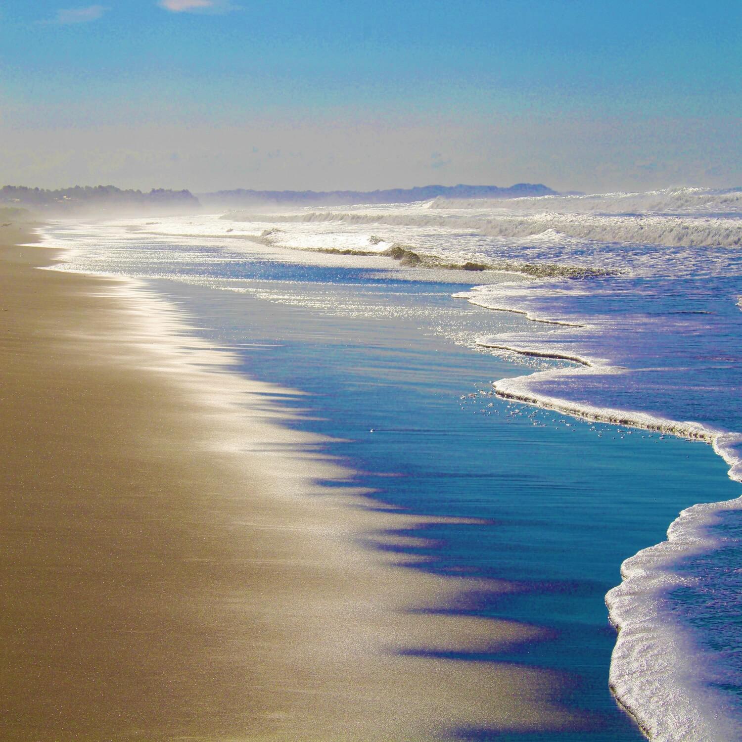 Big Waves on Beach: Strong Storm Ocean Sound