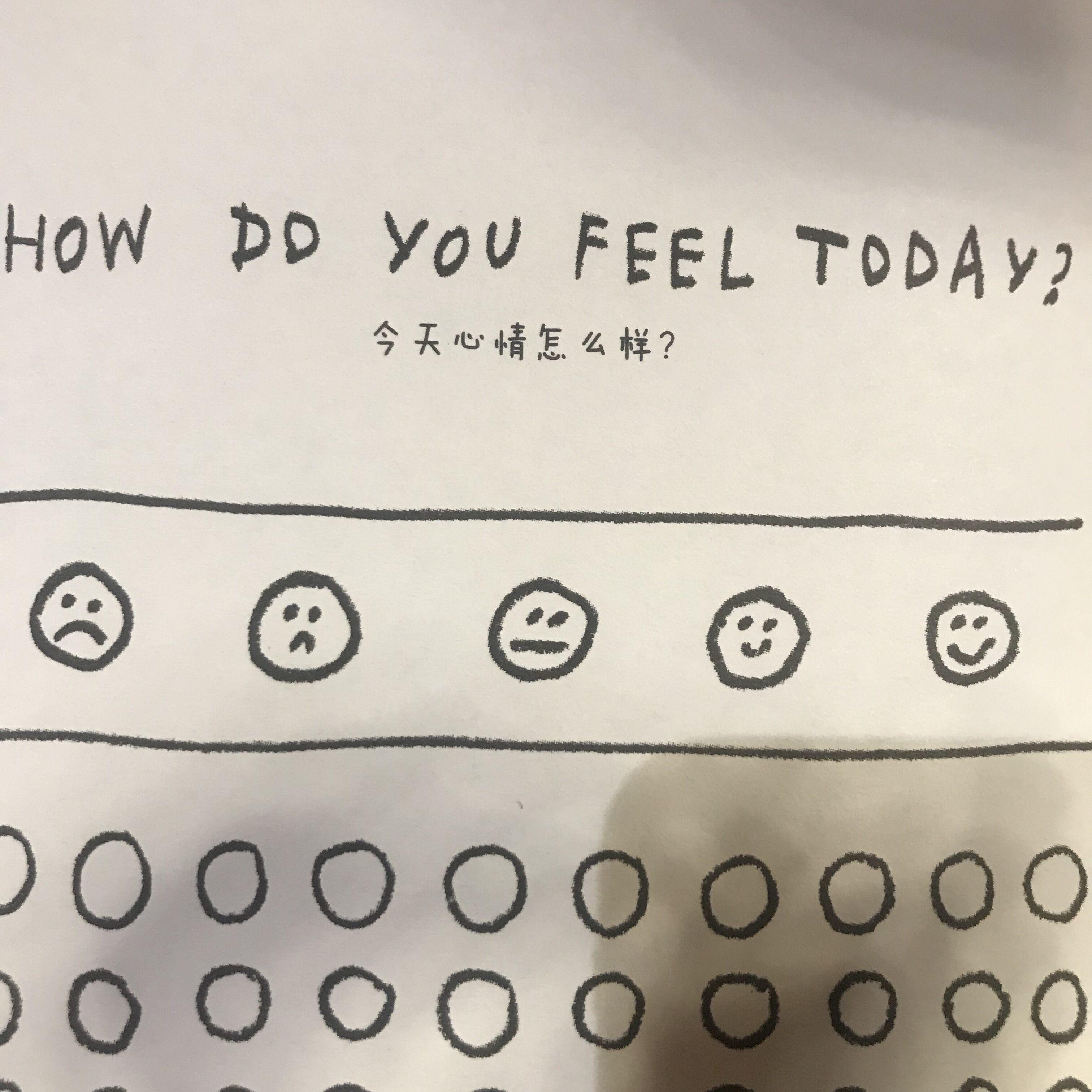 HOW DO U FEEL TODAY