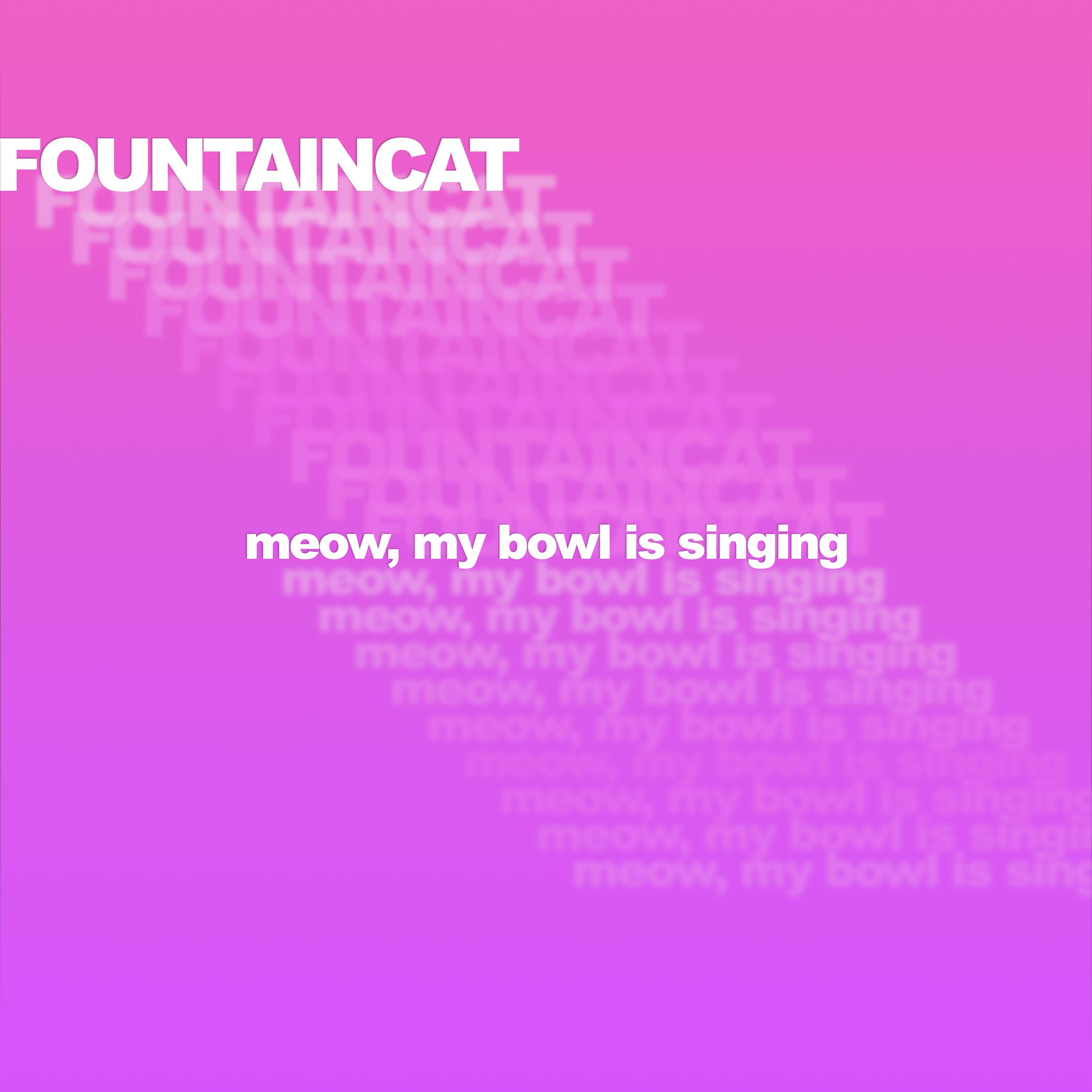 meow, my bowl is singing