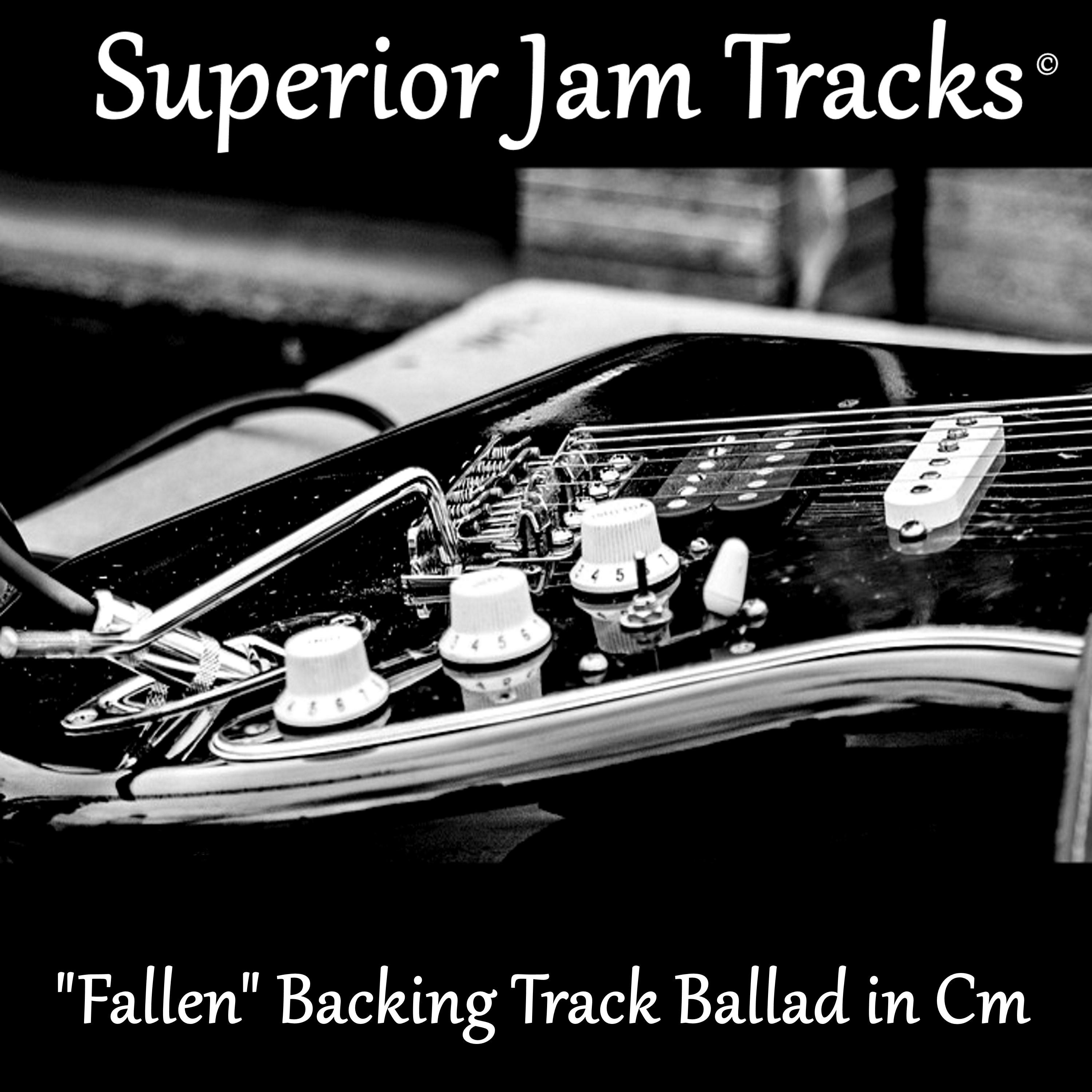 Fallen Guitar Backing Track Soul Ballad in C Minor