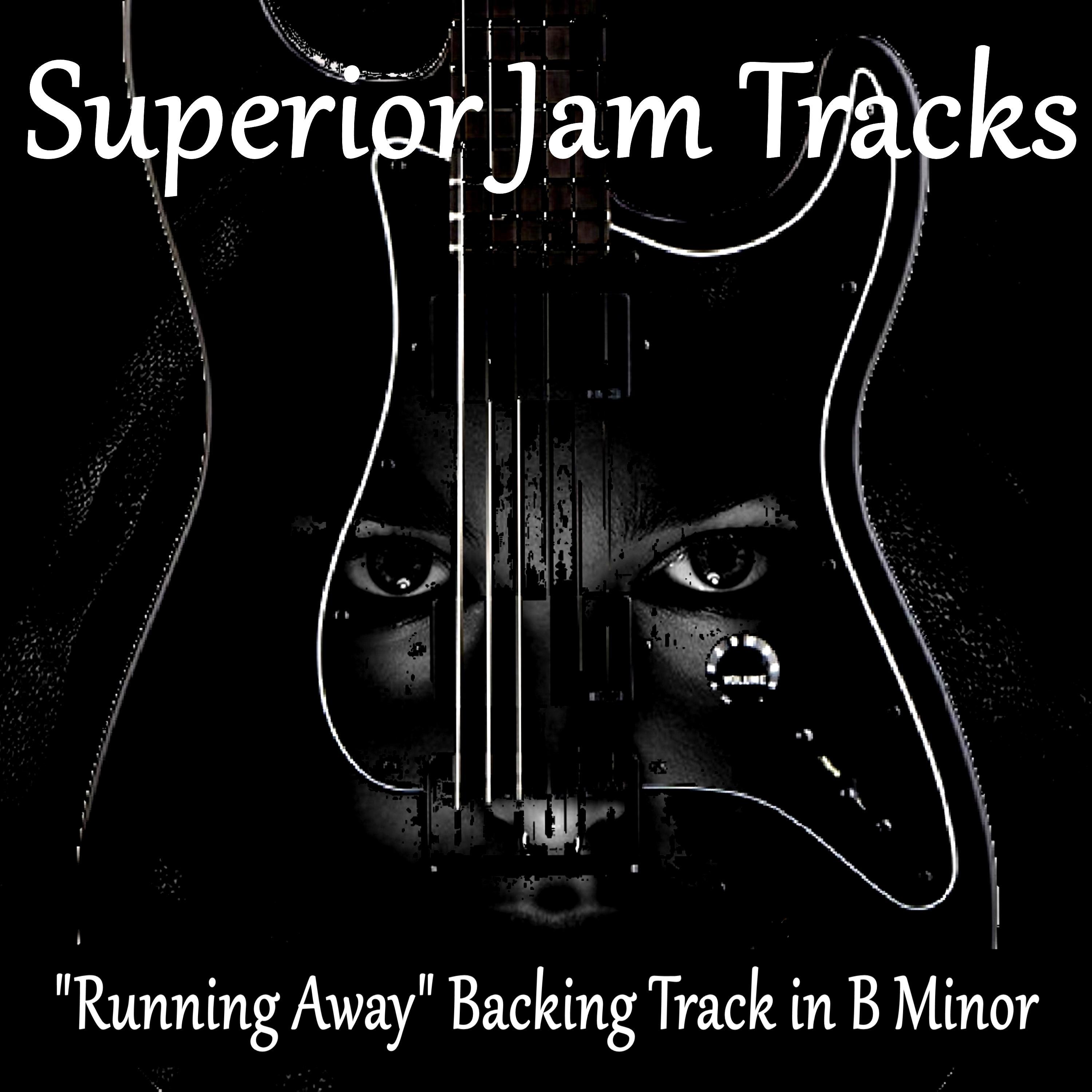 Running Away Guitar Backing Track Epic Ballad in B Minor