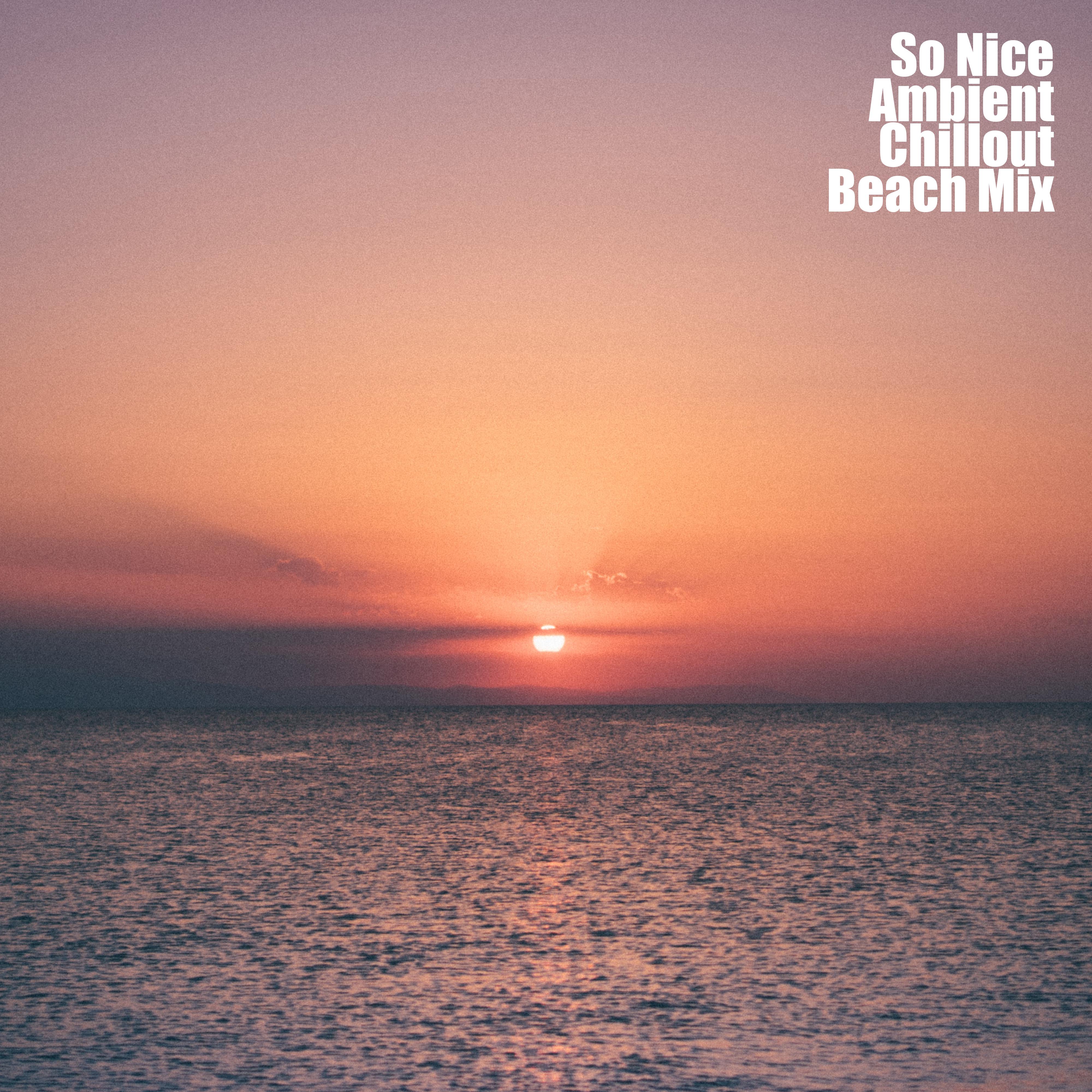 So Nice Ambient Chillout Beach Mix: 2019 Chill Out Summer Ambient Music Collection for Best Vacation Relaxation, Delicate Melodies, Ambitious Songs Holiday Top Selection