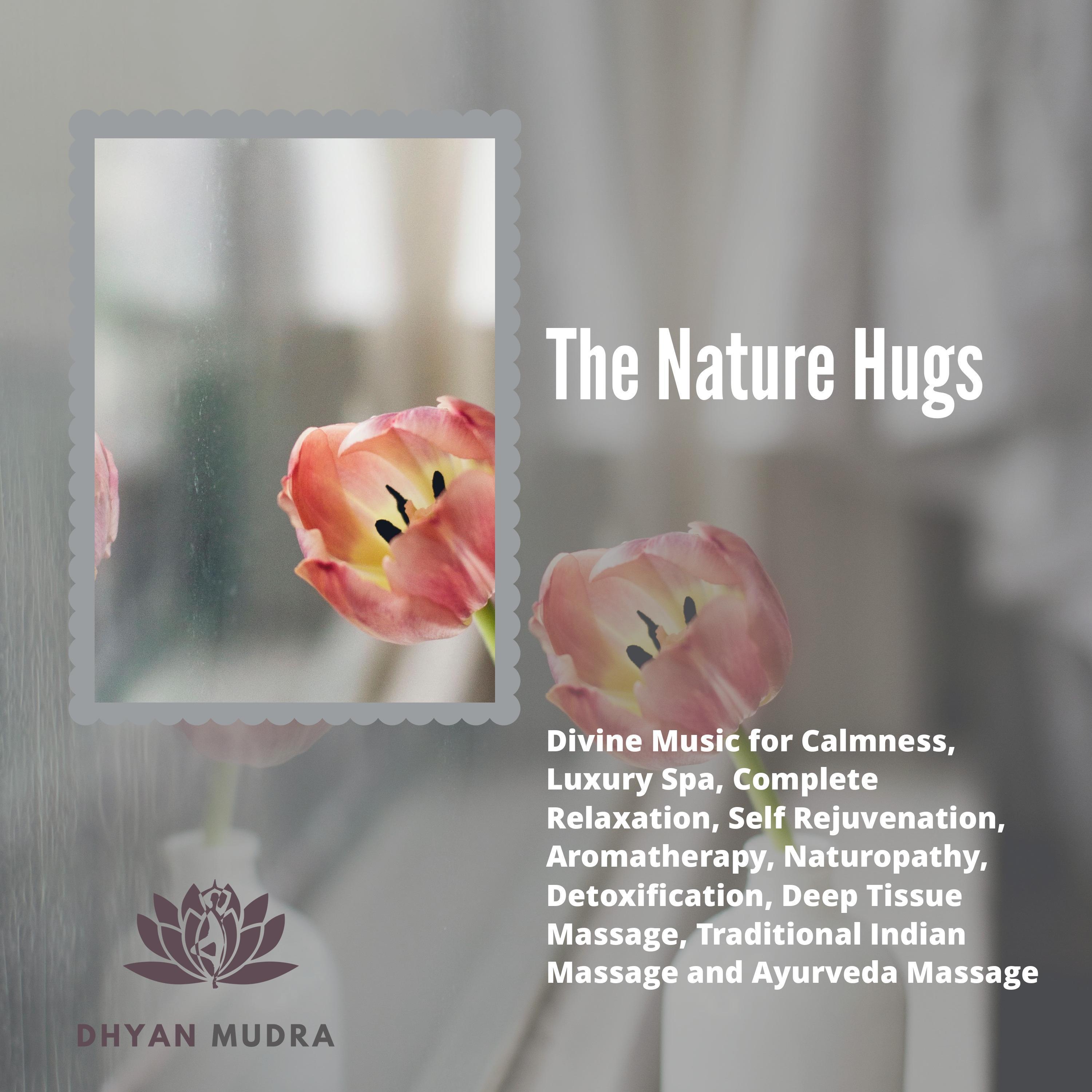 The Nature Hugs (Divine Music For Calmness, Luxury Spa, Complete Relaxation, Self Rejuvenation, Aromatherapy, Naturopathy, Detoxification, Deep Tissue Massage, Traditional Indian Massage And Ayurveda Massage)