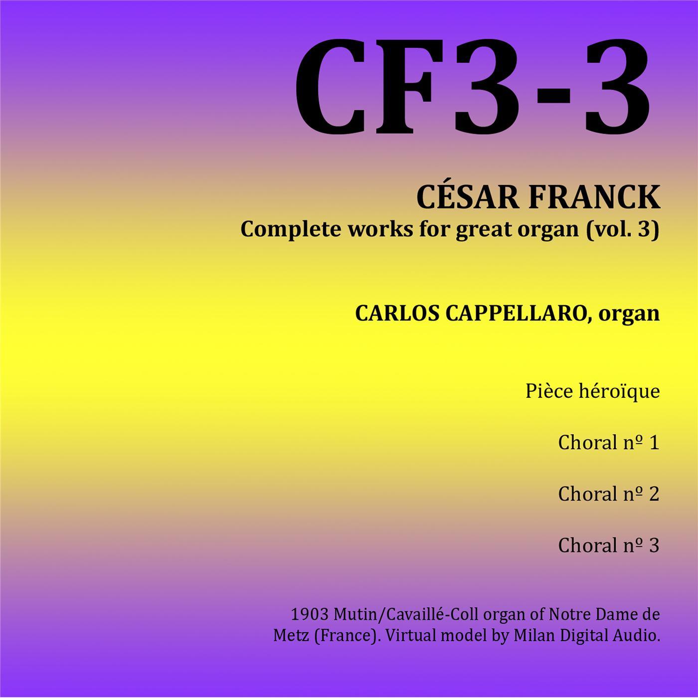 Cesar Franck organ works vol. 3