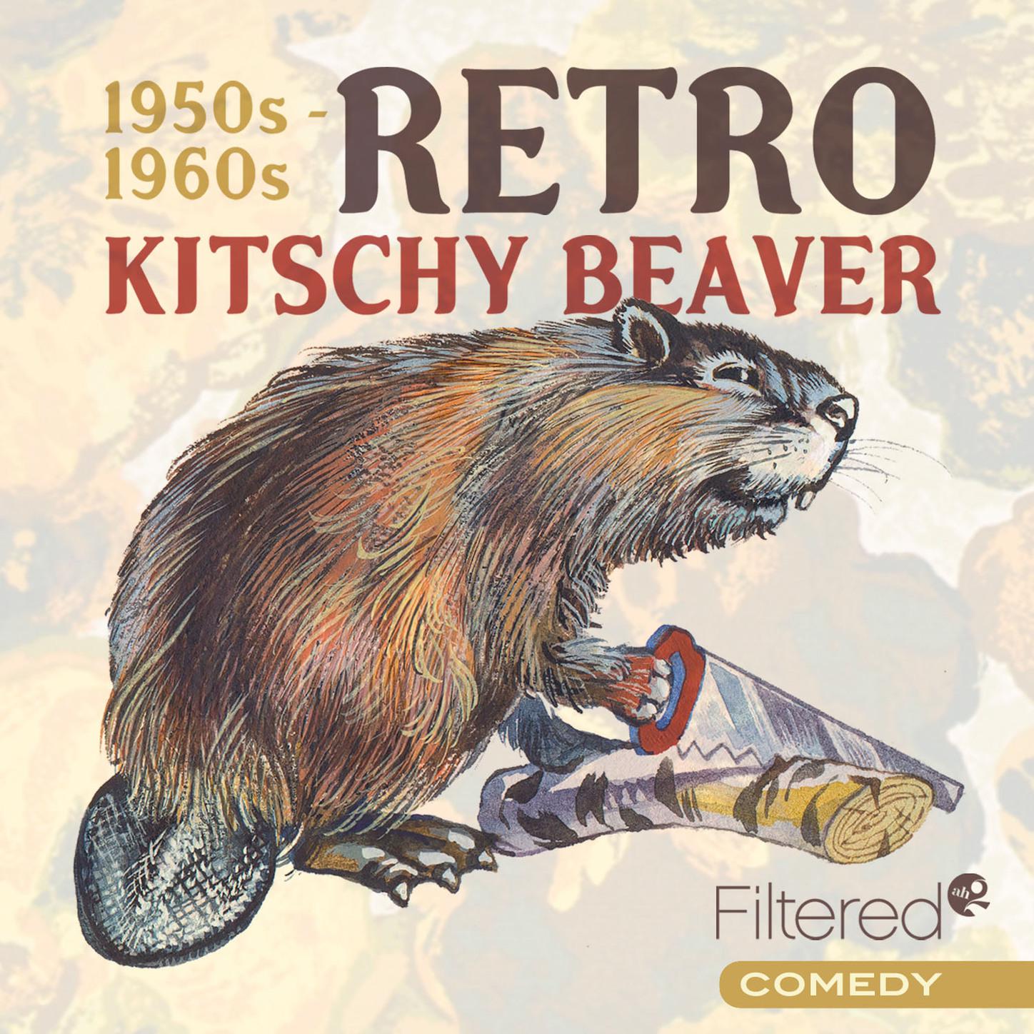 Retro Kitschy Beaver