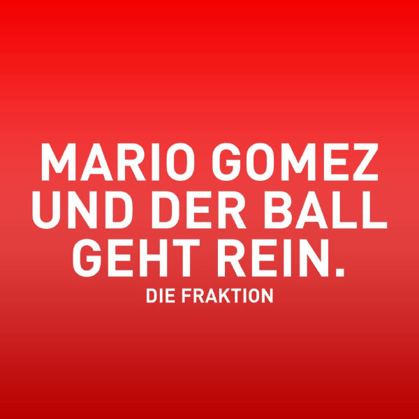 Mario Gomez und der Ball geht rein