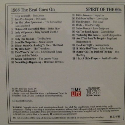 The Spirit of the 60s: 1968 - The Beat Goes On
