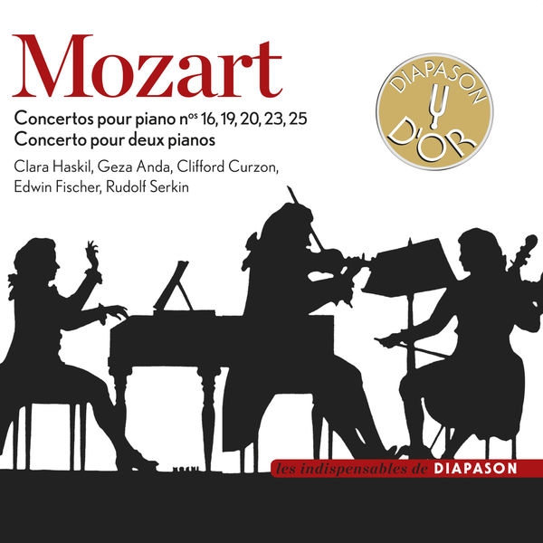 Mozart : Concertos pour piano Nos. 16, 19, 20, 23, 25 & Concerto pour deux pianos (Diapason n°593)