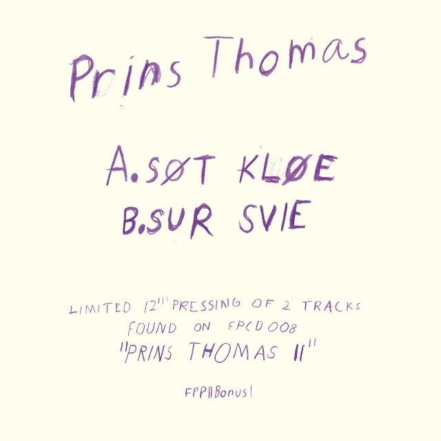 Prins Thomas 2  Bonus Tracks