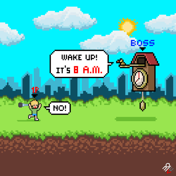 8 a.m.