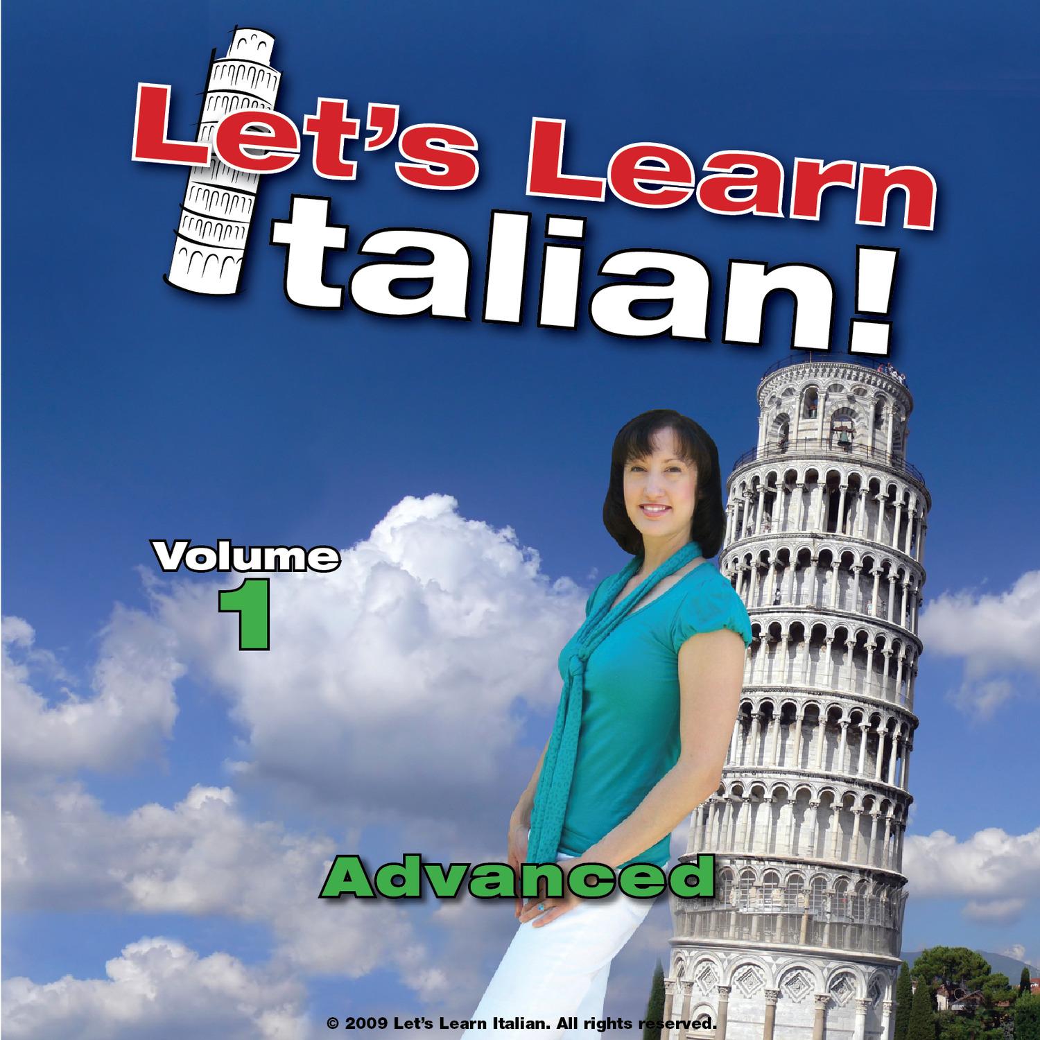 Advanced Italian, Volume 1