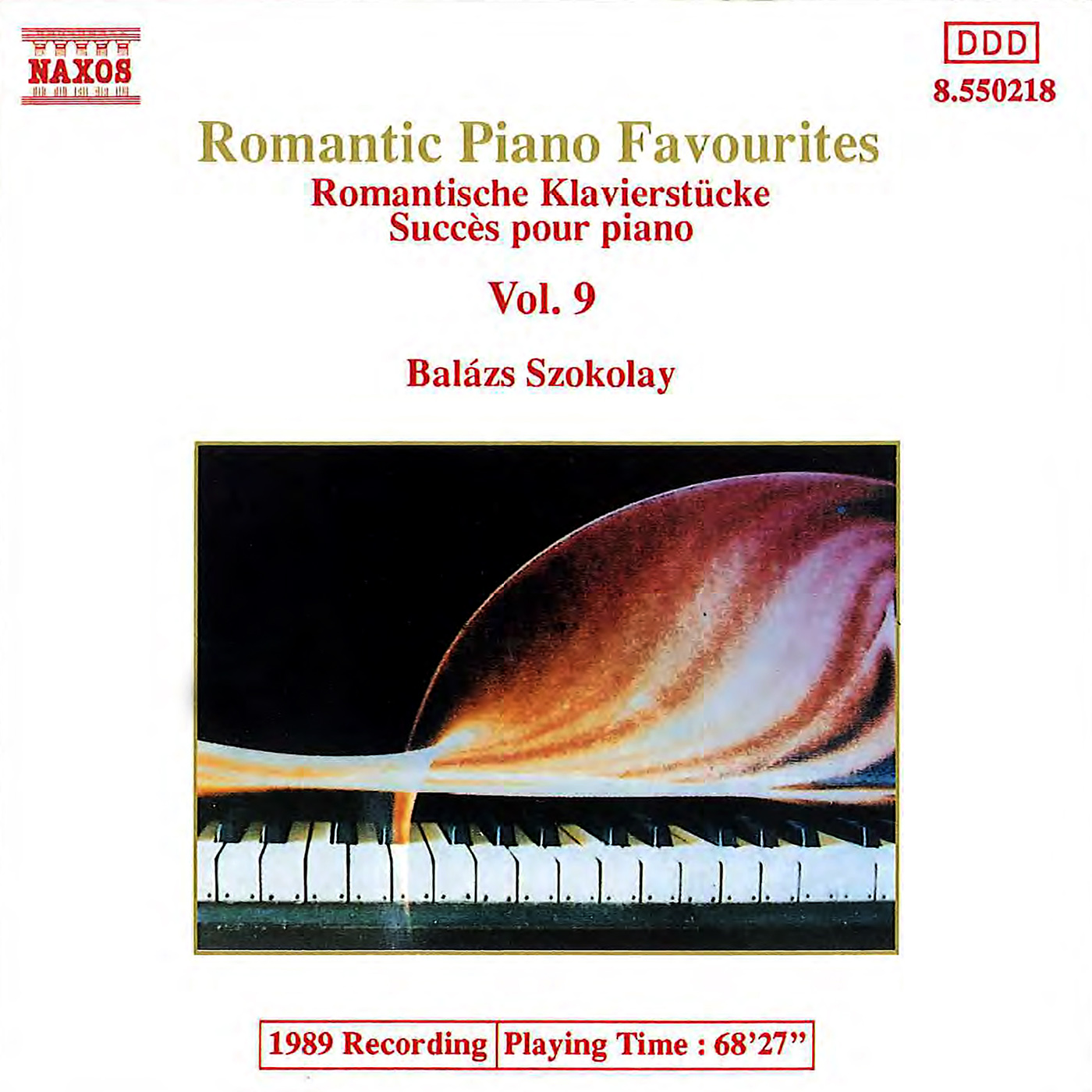 ROMANTIC PIANO FAVOURITES, Vol.  9