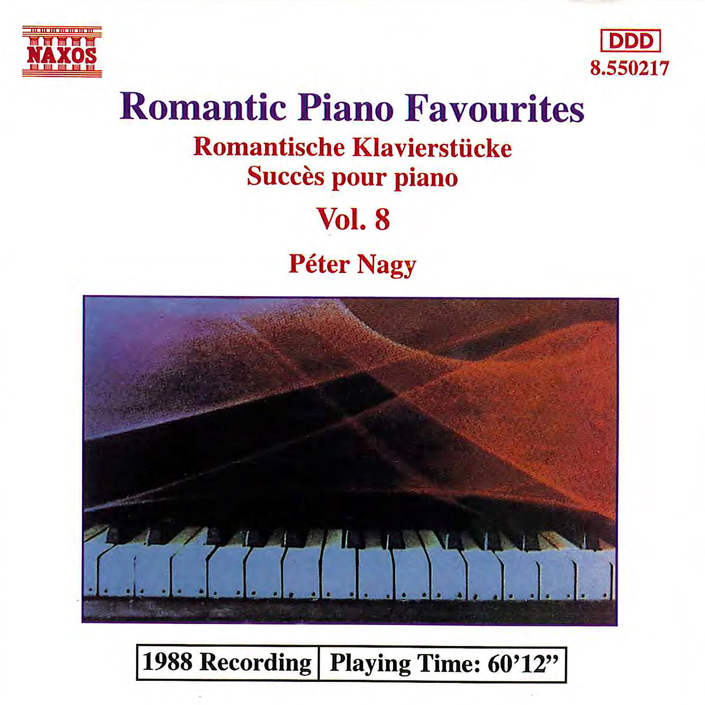 ROMANTIC PIANO FAVOURITES, Vol. 8