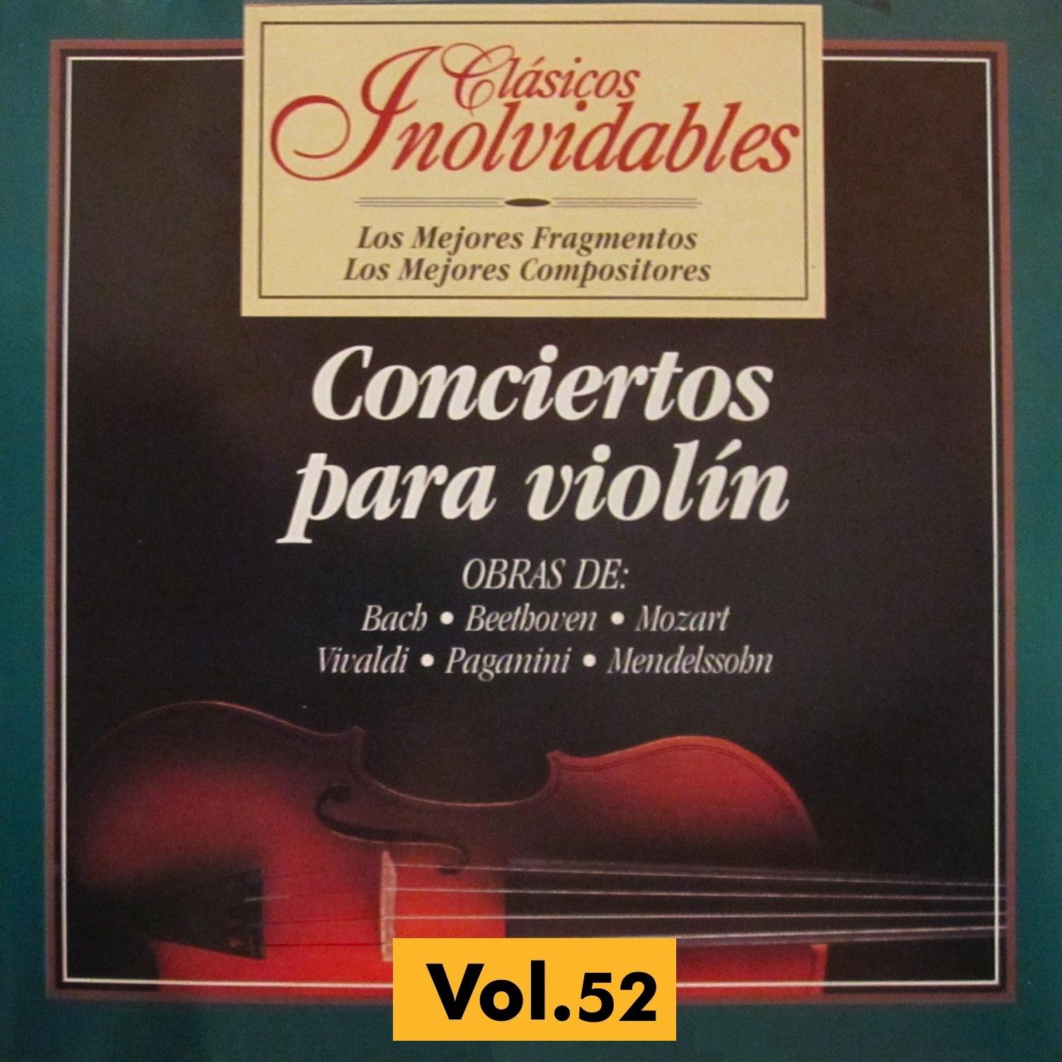 Clásicos Inolvidables Vol. 52, Conciertos para Violín