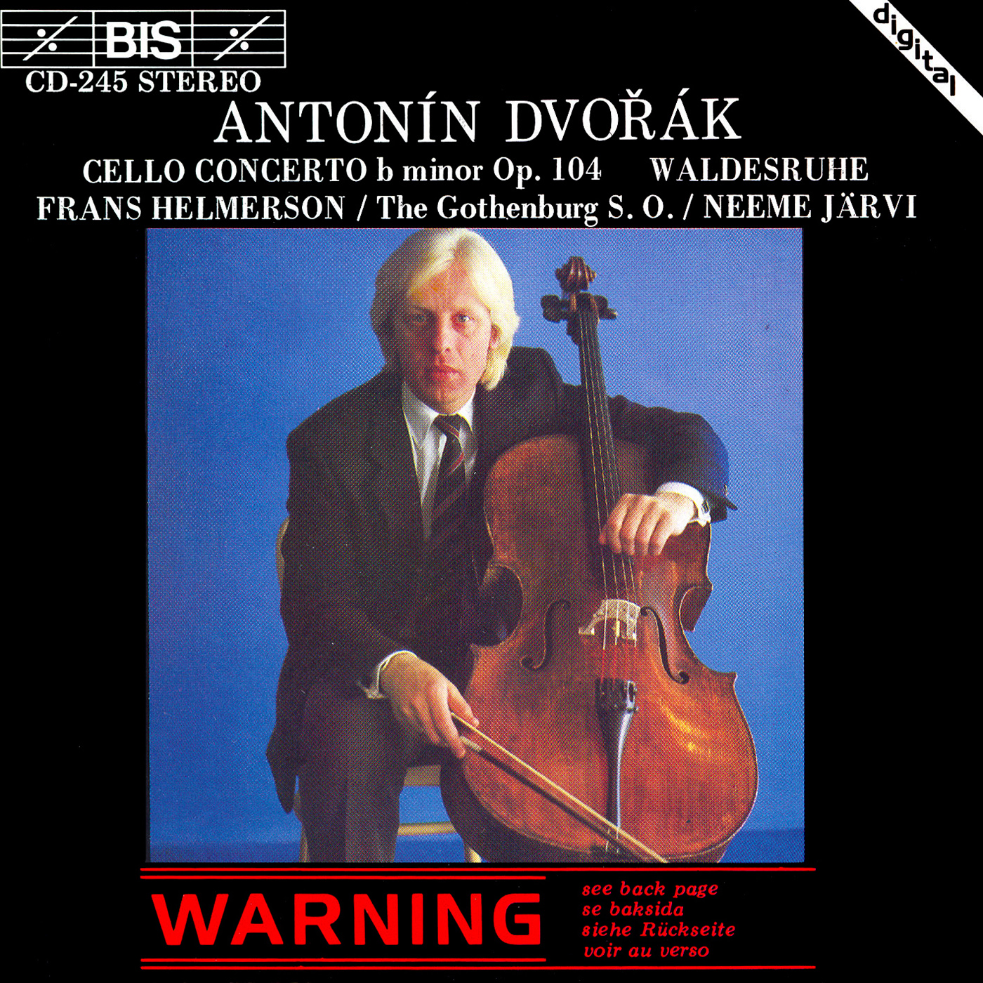 DVORAK: Cello Concerto / Waldesruhe