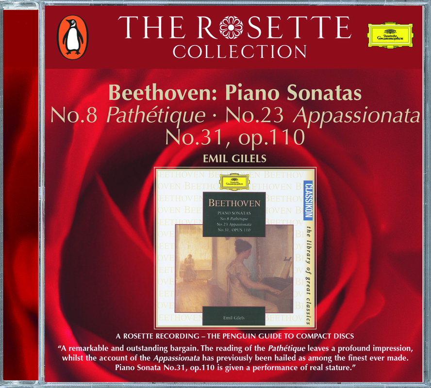 Beethoven: Piano Sonatas No. 8, No. 23 & No. 31