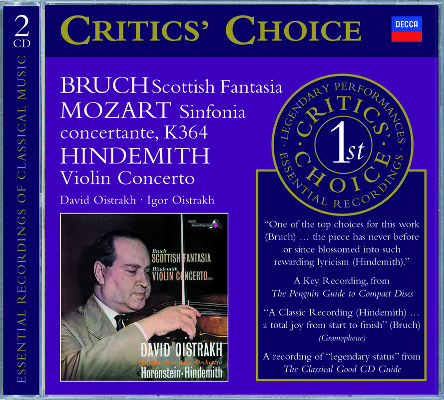 Hindemith: Violin Concerto (1939) - 1. Mässig bewegte halbe