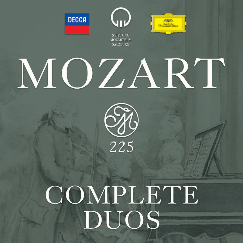 Mozart: Sonata for Piano and Violin in B flat, K.8 - for Harpsichord and Piano - 3. Menuet I-II