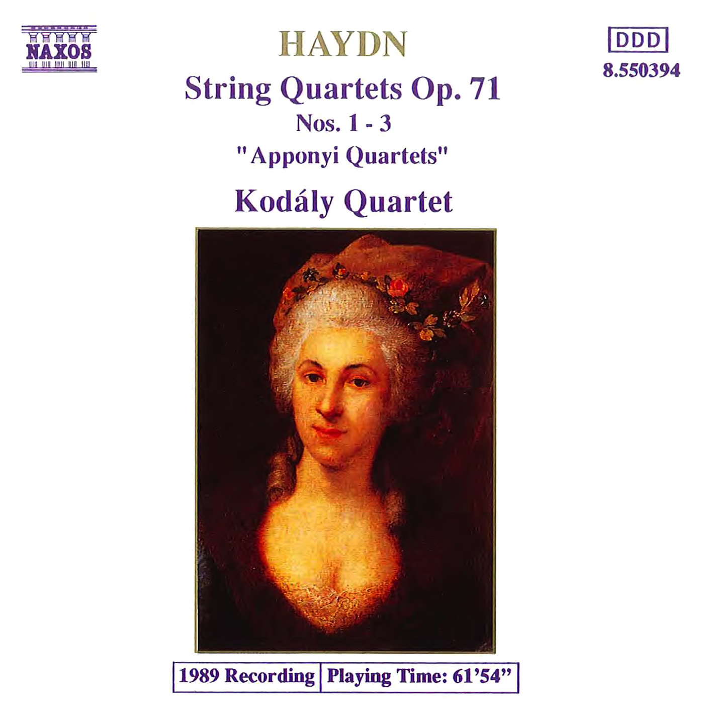 String Quartet No. 55 in D Major, Op. 71, No. 2, Hob.III:70*:III. Menuetto: Allegretto