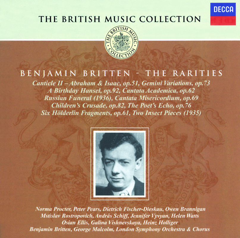 Britten: Six Hölderlin Fragments, Op.61 - 4. Die Jugend