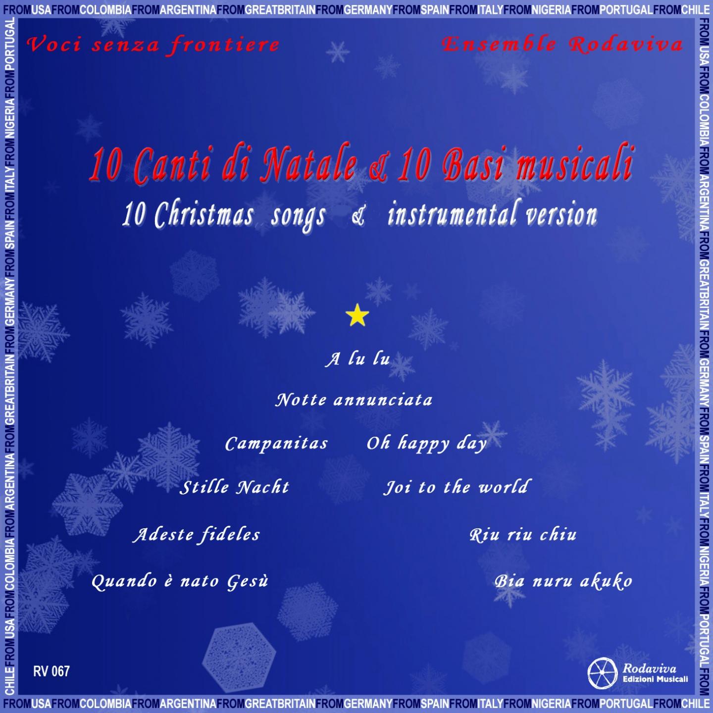 10 Canti di Natale e 10 basi musicali