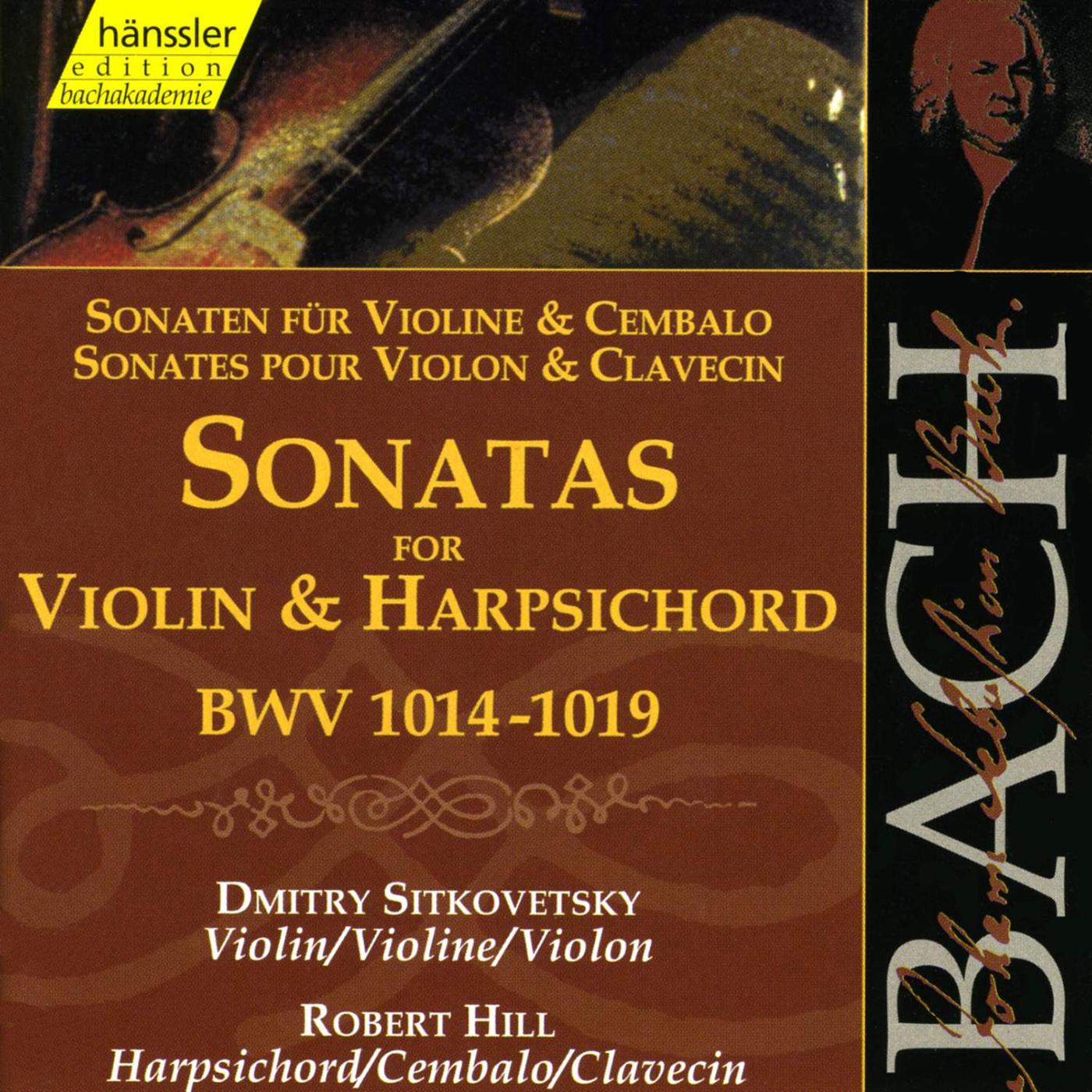 BACH, J.S.: Sonatas for Violin and Harpsichord, BWV 1014-1019