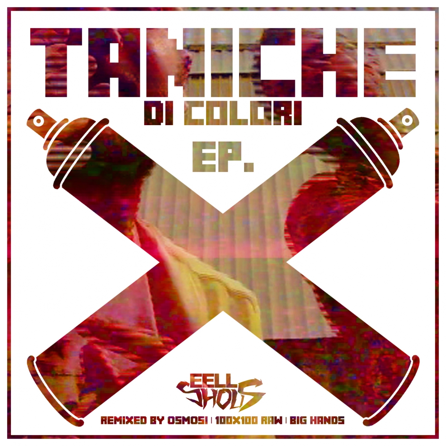 Taniche di colori (Remixed By Osmosi, 100x100 Raw, Big Hands)