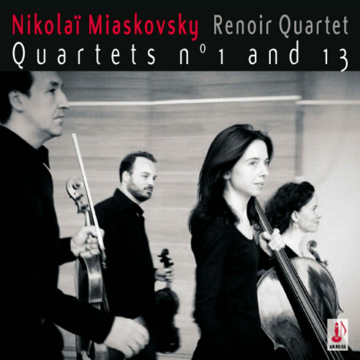 N. Miaskovsky: Quartets Nos. 1 & 13