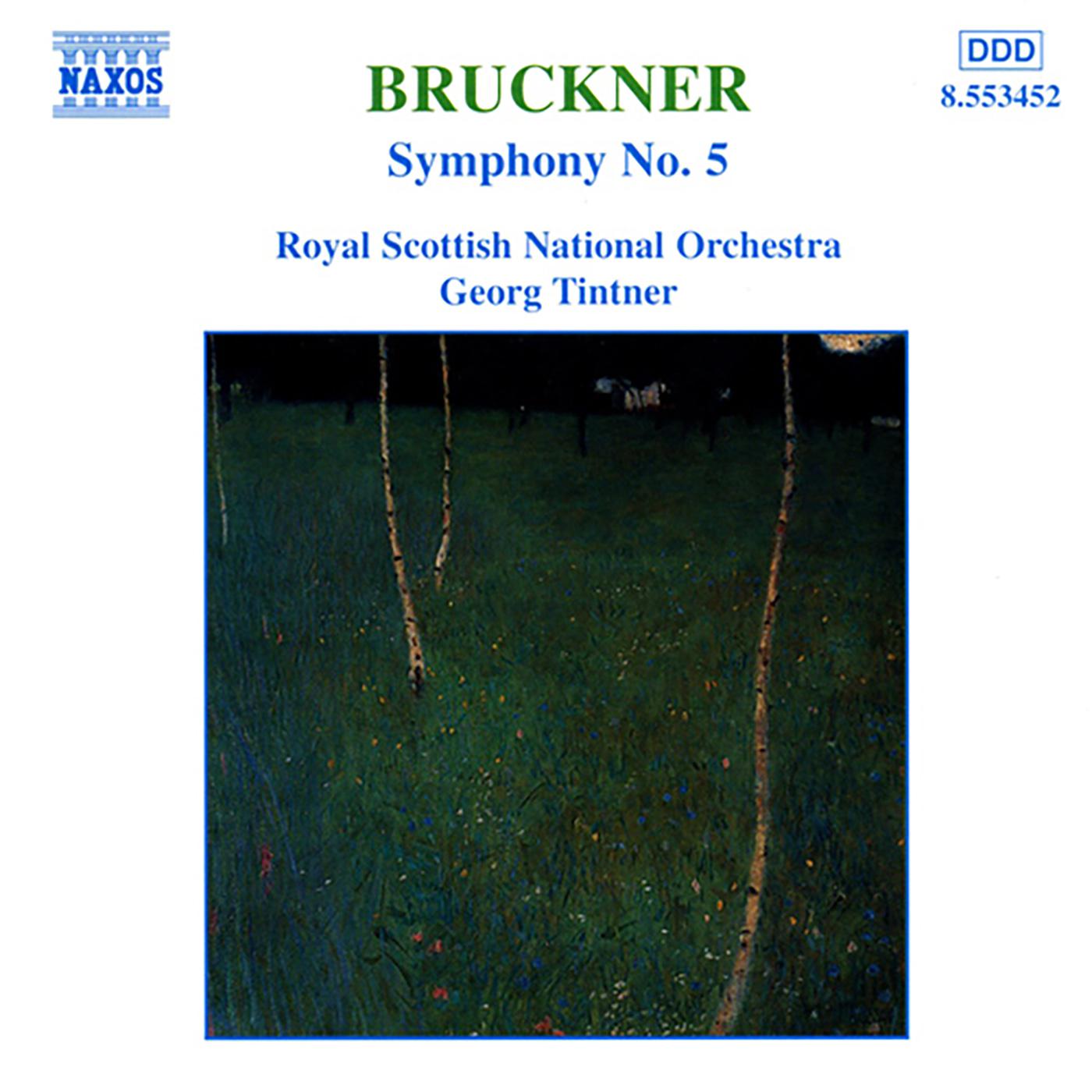 BRUCKNER, A.: Symphony No. 5, WAB 105 (Royal Scottish National Orchestra, Tintner)