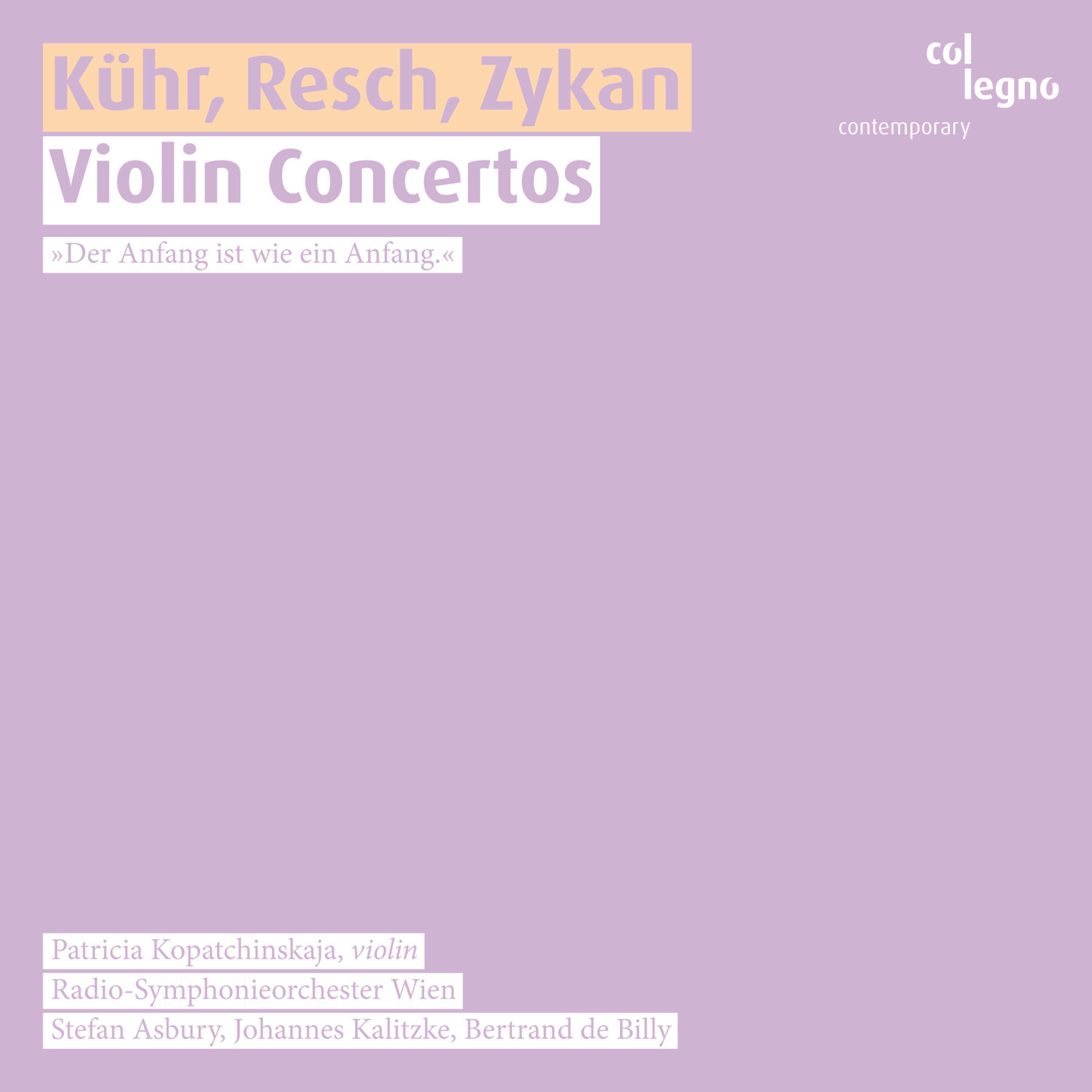 Schlieren (2005) (Für Violine und Orchester)