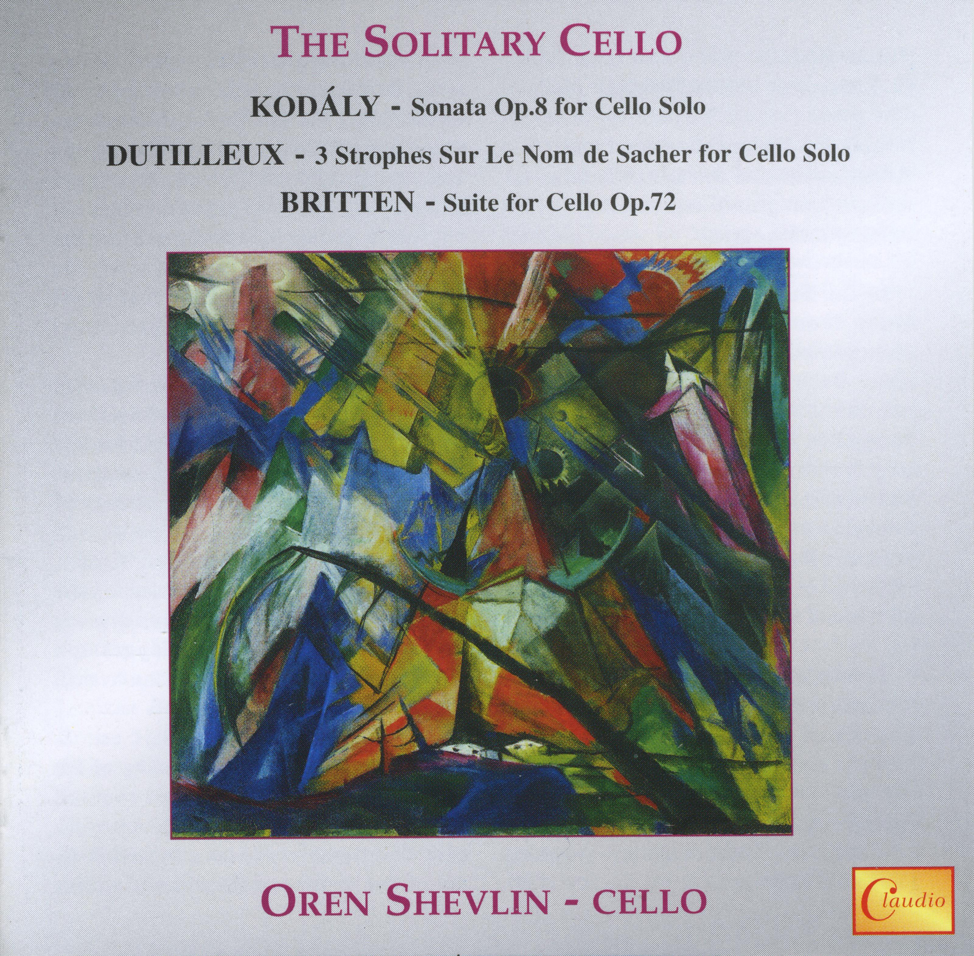 Cello Suite No. 1, Op. 72: Canto primo