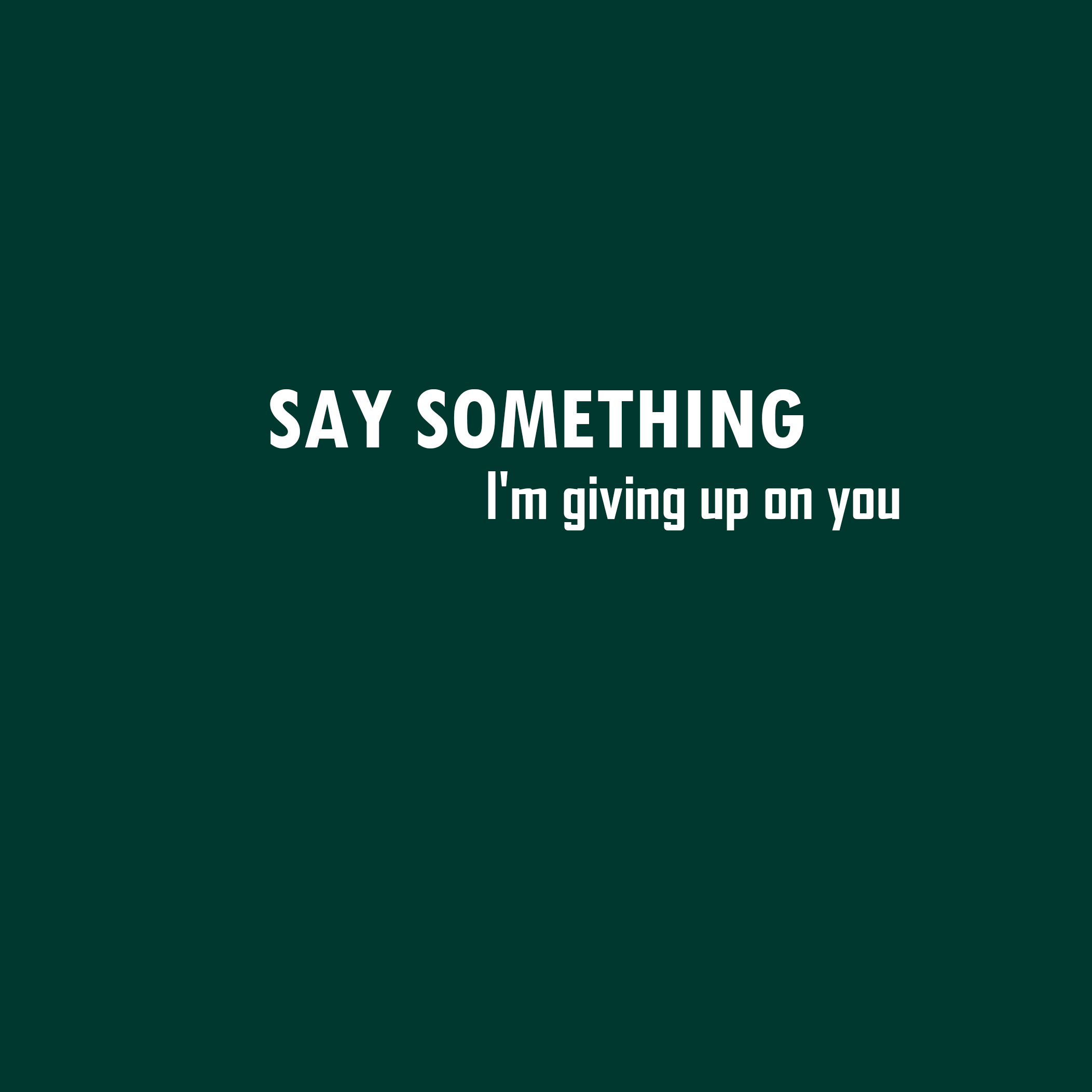 Say something 弦乐