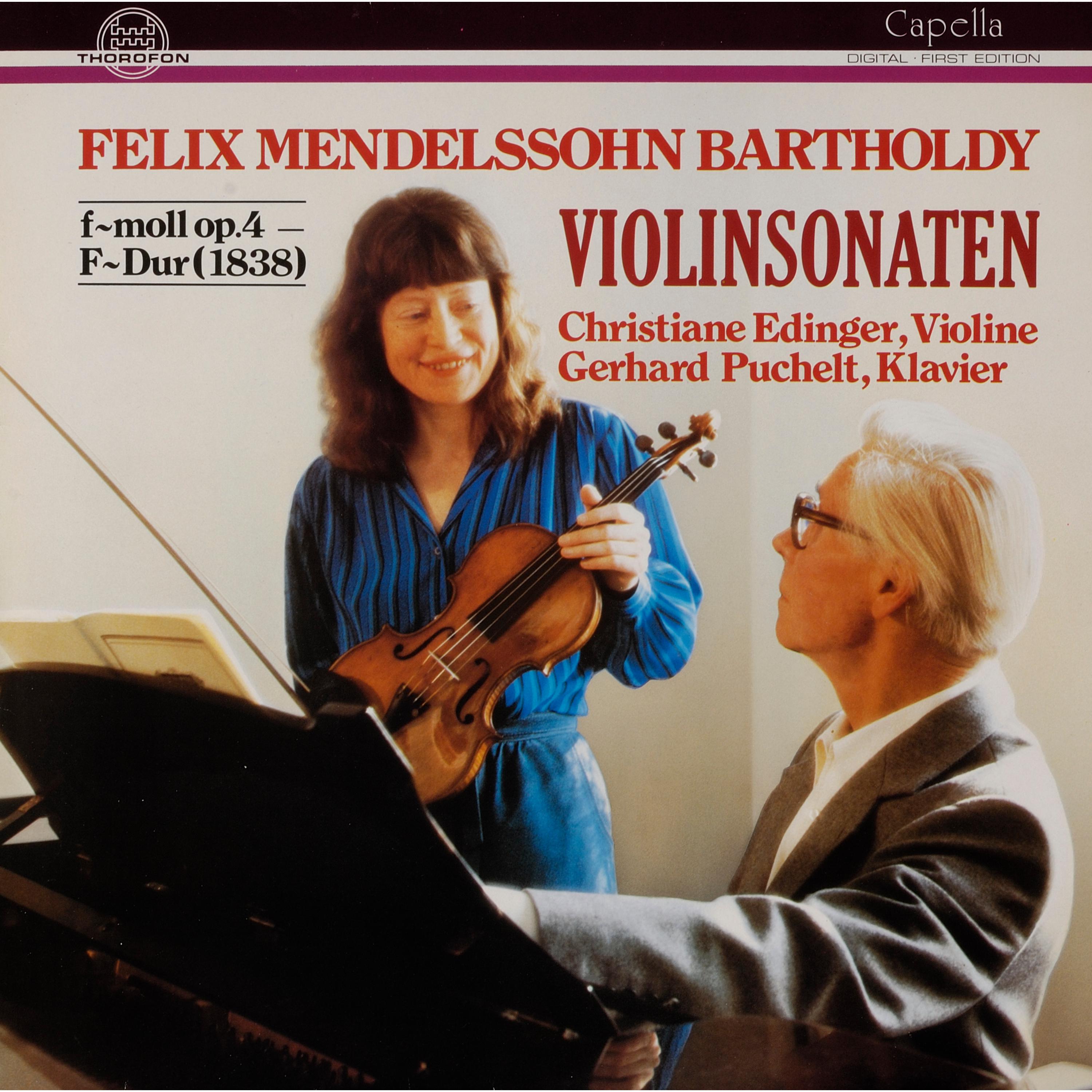 Mendelssohn: Violinsonaten