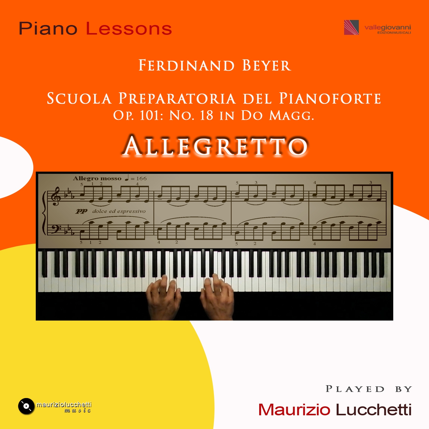 Scuola Preparatoria del Pianoforte, Op. 101: No. 18 in Do magg., Allegretto