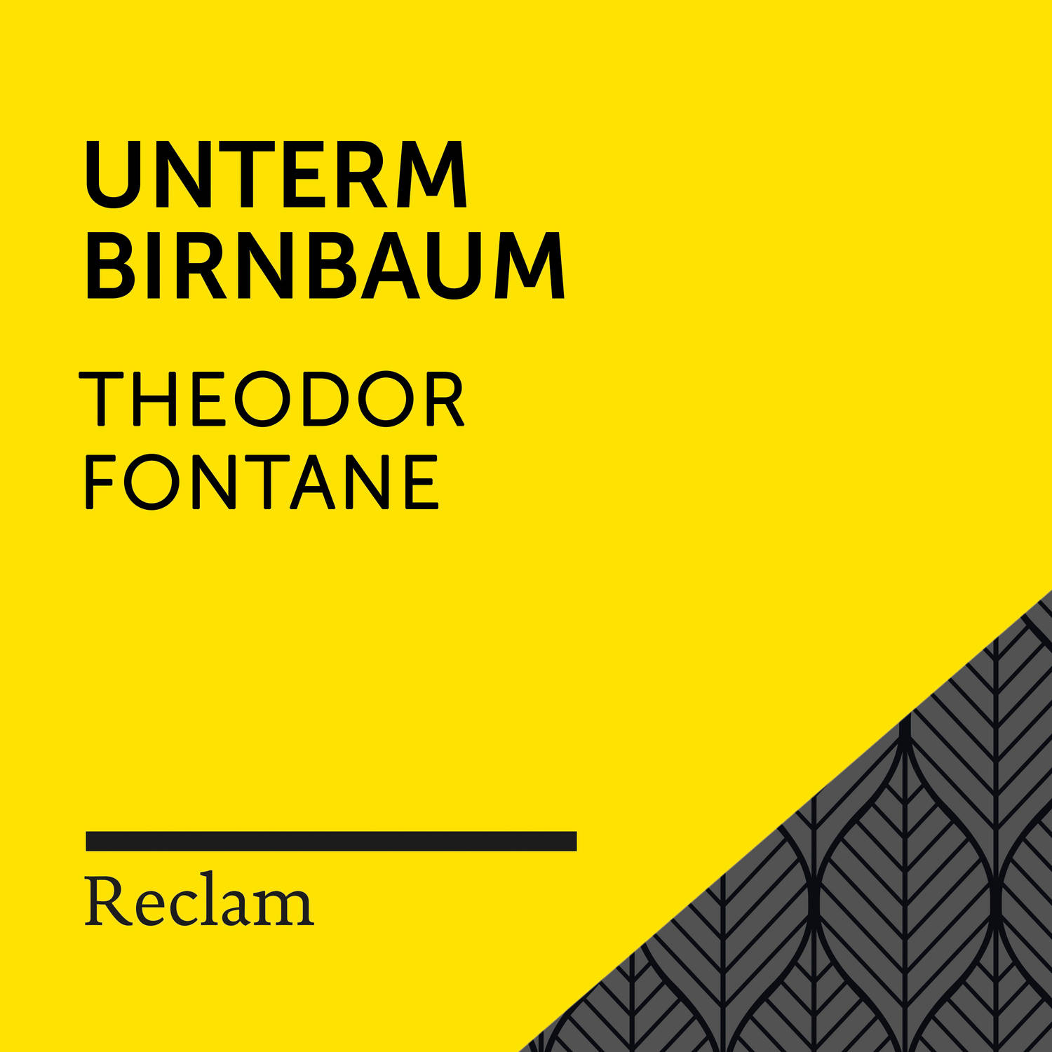 Fontane: Unterm Birnbaum (Reclam Hörbuch)