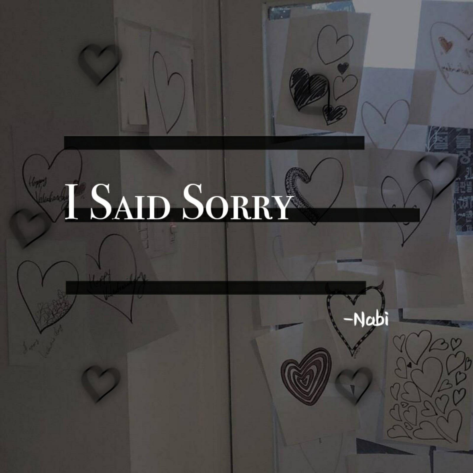 I Said Sorry