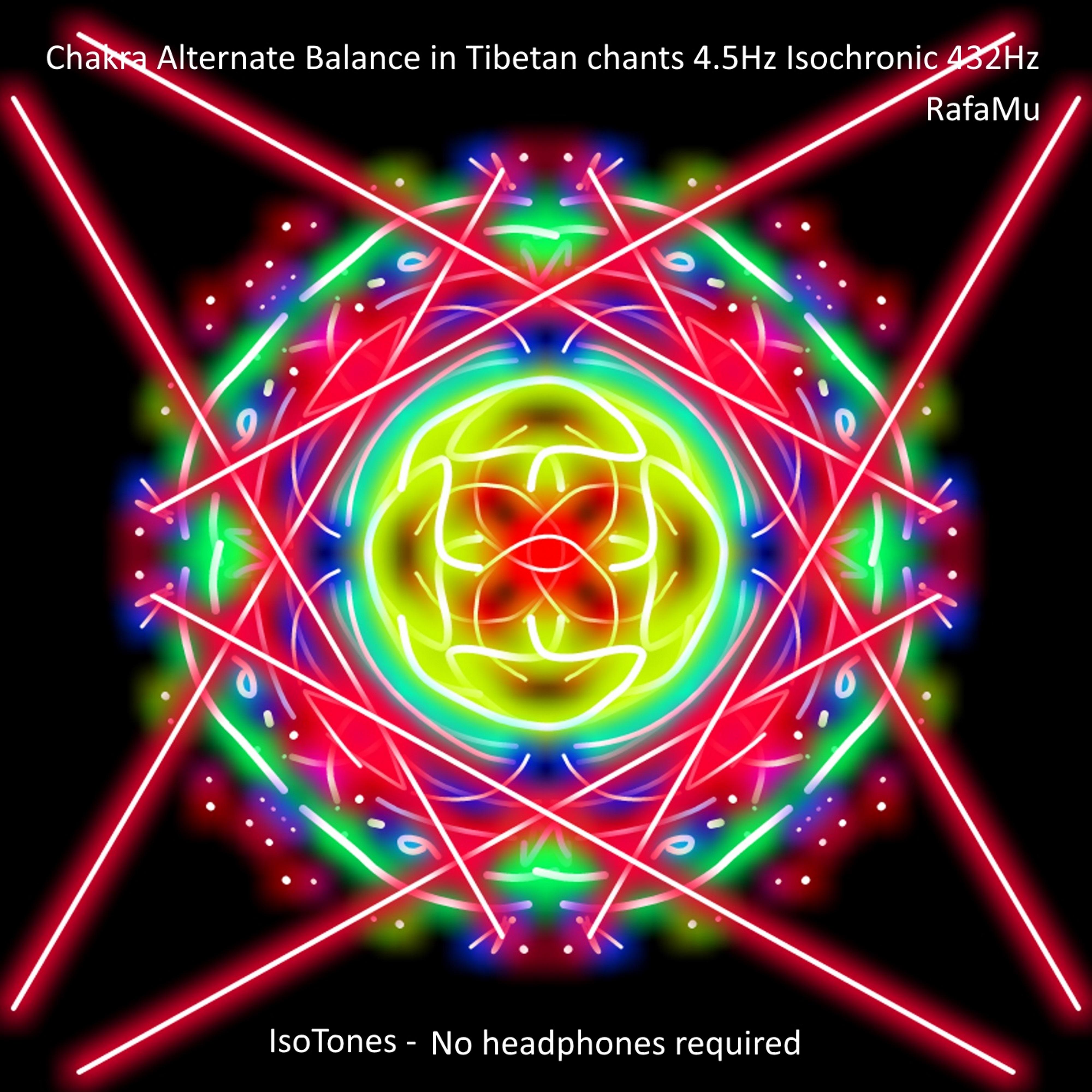 Chakra Alternate Balance in Tibetan Chants 4.5hz Isochronic 432hz