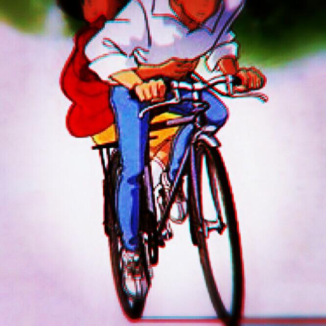 坐我的bicycle