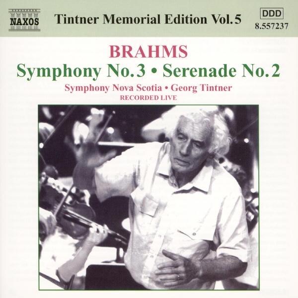 Brahms: Symphony No. 3 & Serenade No. 2 (Tintner Edition 5)