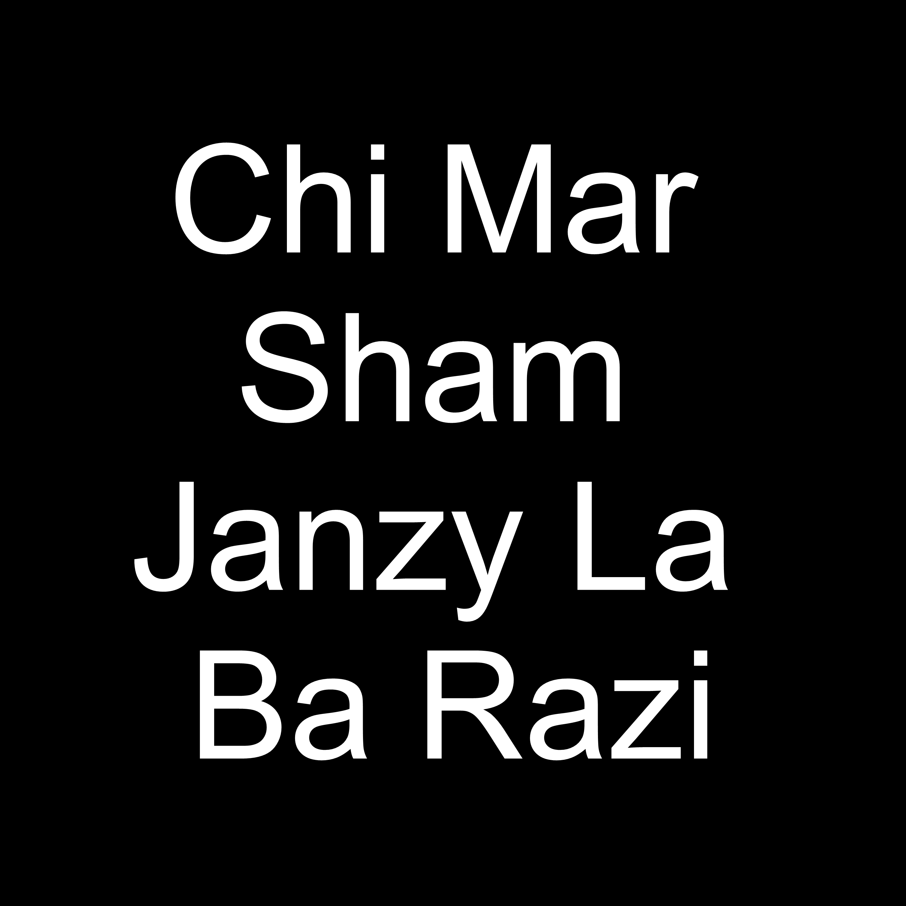 Chi mar sham janzy la ba razi