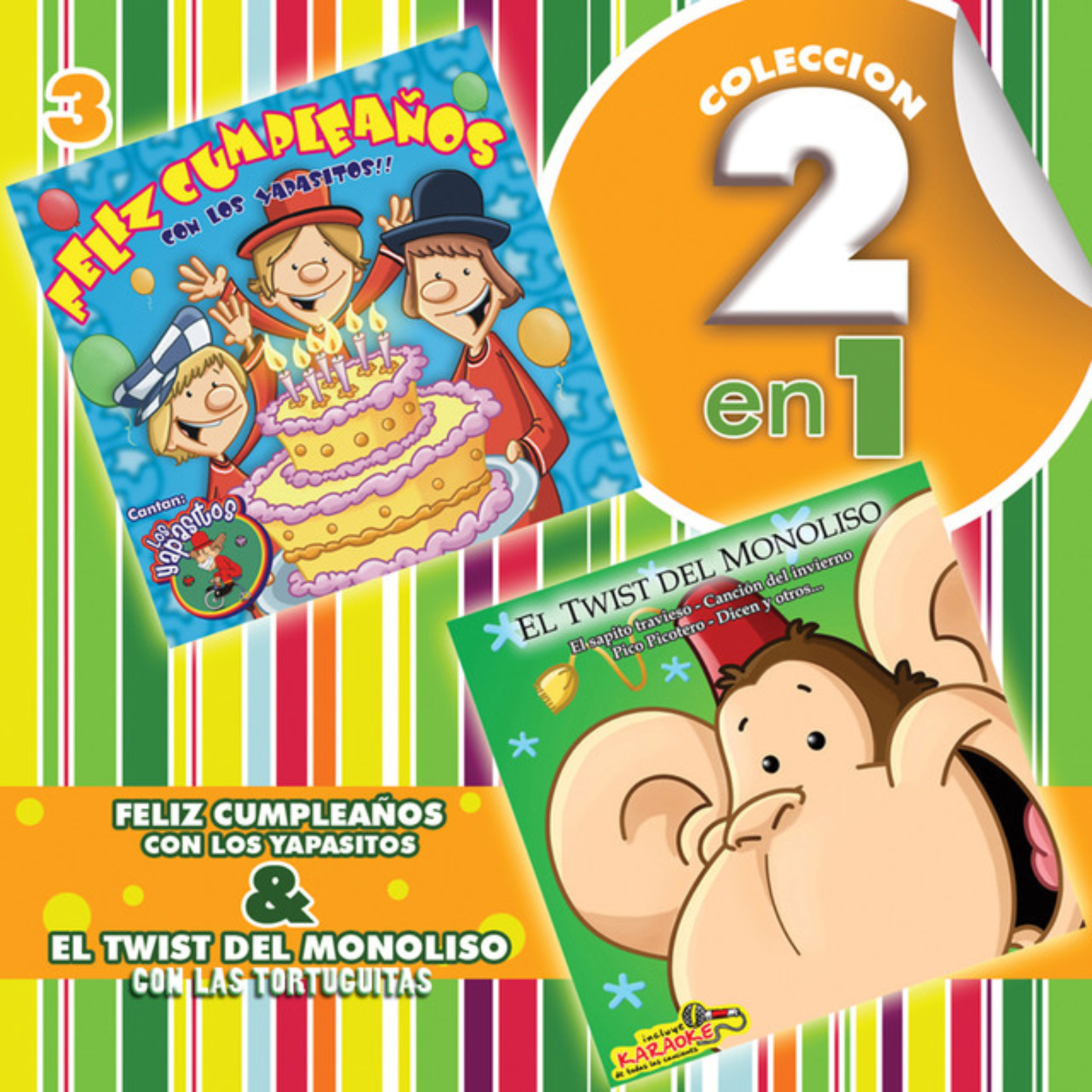 Colección 2 en 1, Vol. 3 / Feliz Cumpleaños y el Twist del Mono Liso